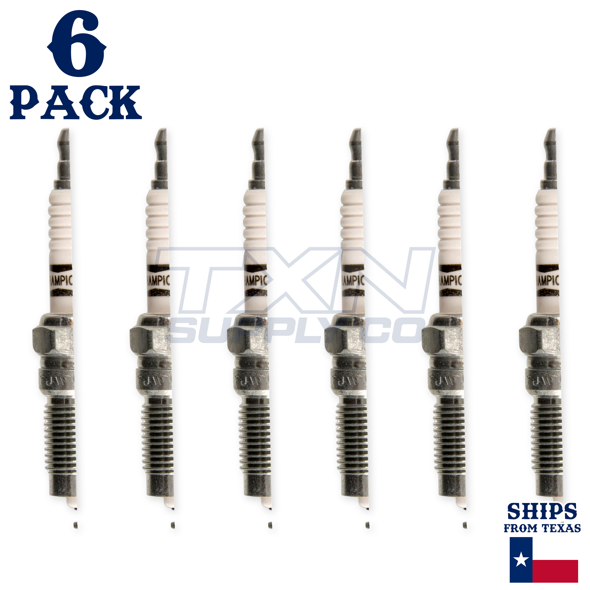 Champion 7407 Double Platinum Spark Plugs RS14ZPYPB - 6 Pack - Image 2