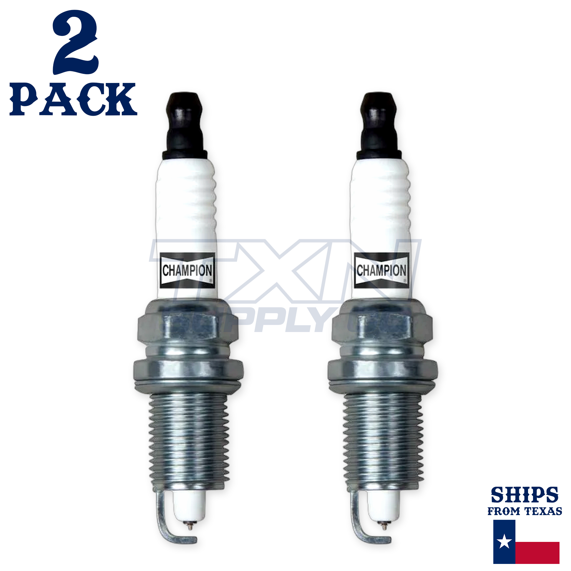 Champion 7436 Double Platinum Spark Plugs RC10PLPB4 - 2 Pack - Image 2