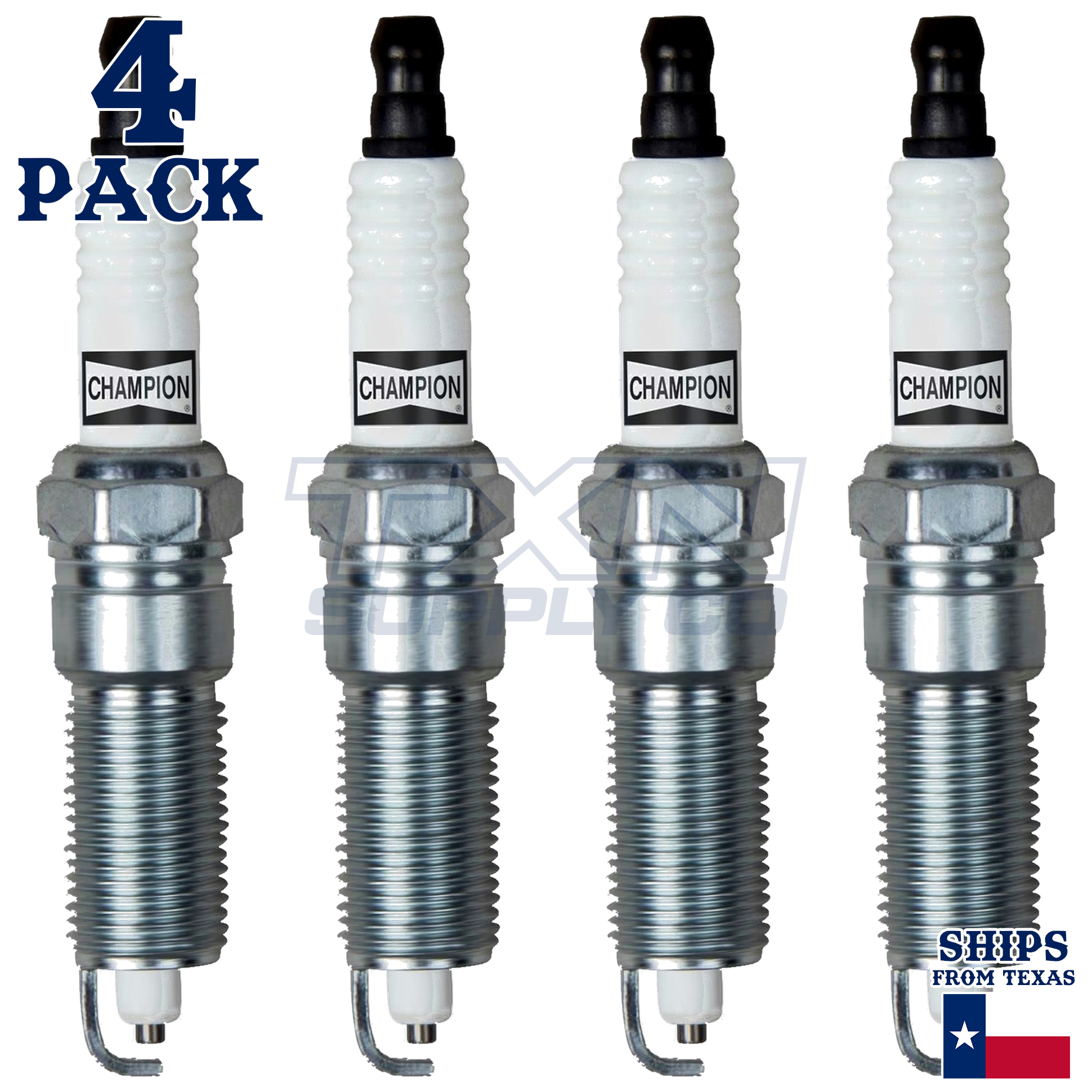 Champion 7440 Double Platinum Spark Plug RE14PLP5 - 4 Pack - Image 1