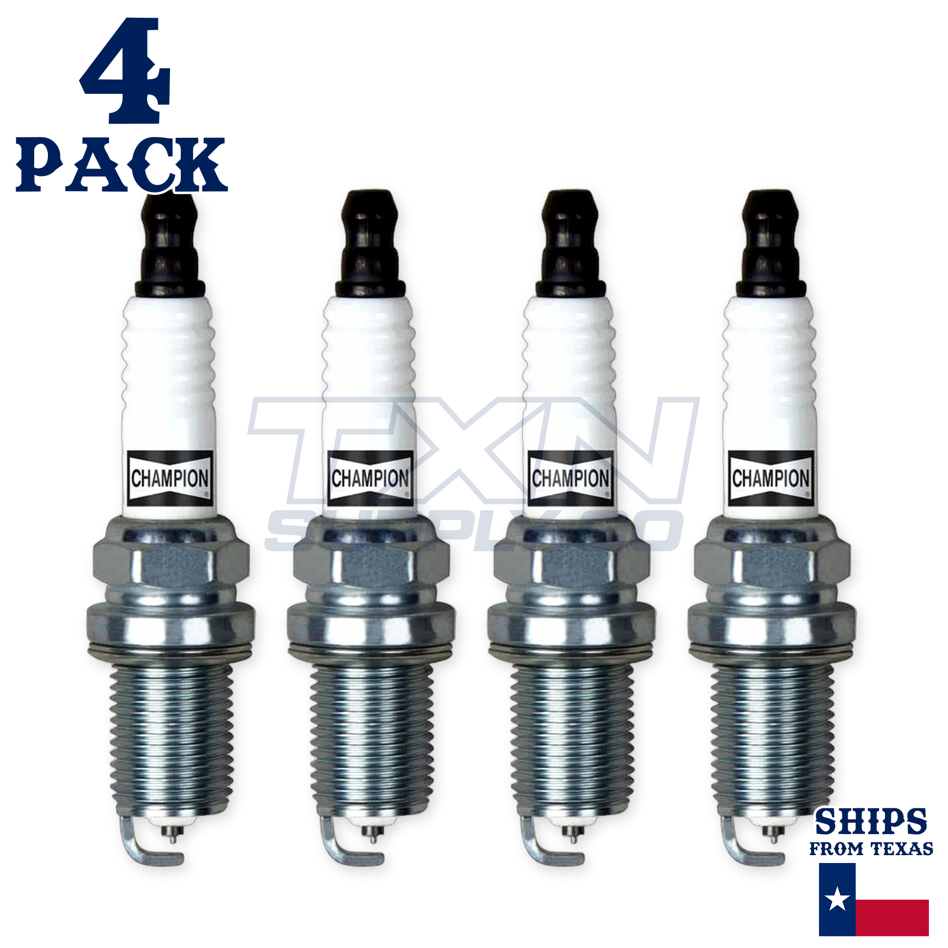 Champion 7546 Double Platinum Spark Plugs RC10PYPB4 - 4 Pack - Image 2