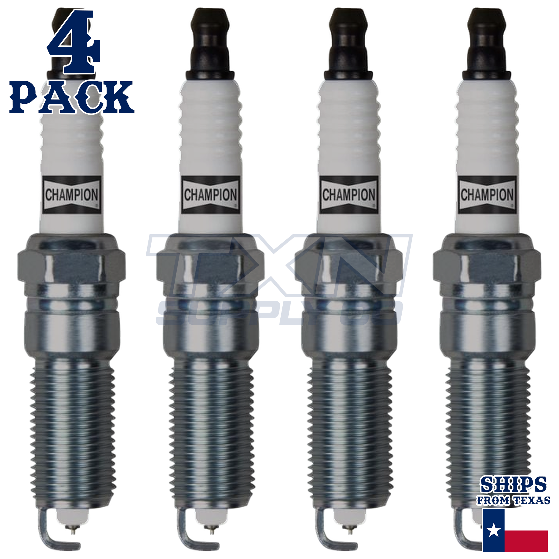 Champion 7570 Spark Plugs 4 Pack - Image 1