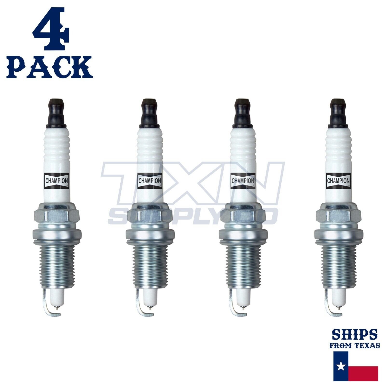 4 Pack Champion Platinum Spark Plugs for 1995-1998 Buick Skylark 2.3L 2.4L L4 - Image 2
