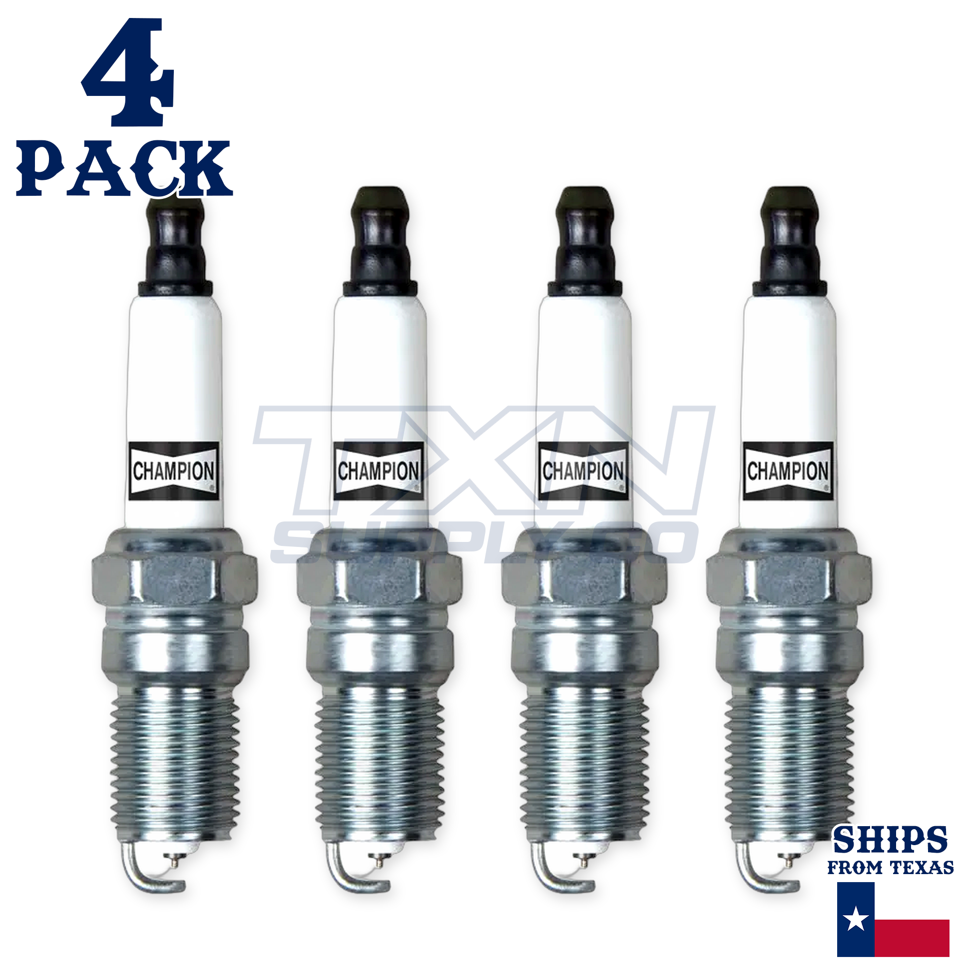 Champion 7963 Double Platinum Spark Plugs RS12PYPB5 - 4 Pack - Image 2