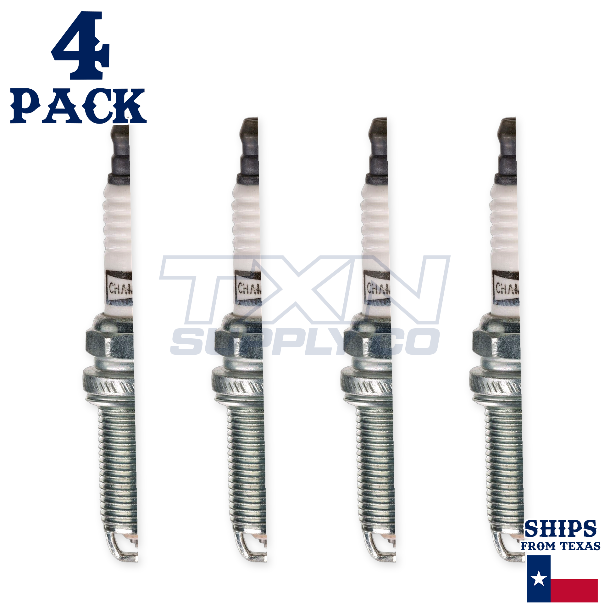 Champion 7975 Double Platinum Spark Plugs REC10PYPB4 - 4 Pack - Image 2