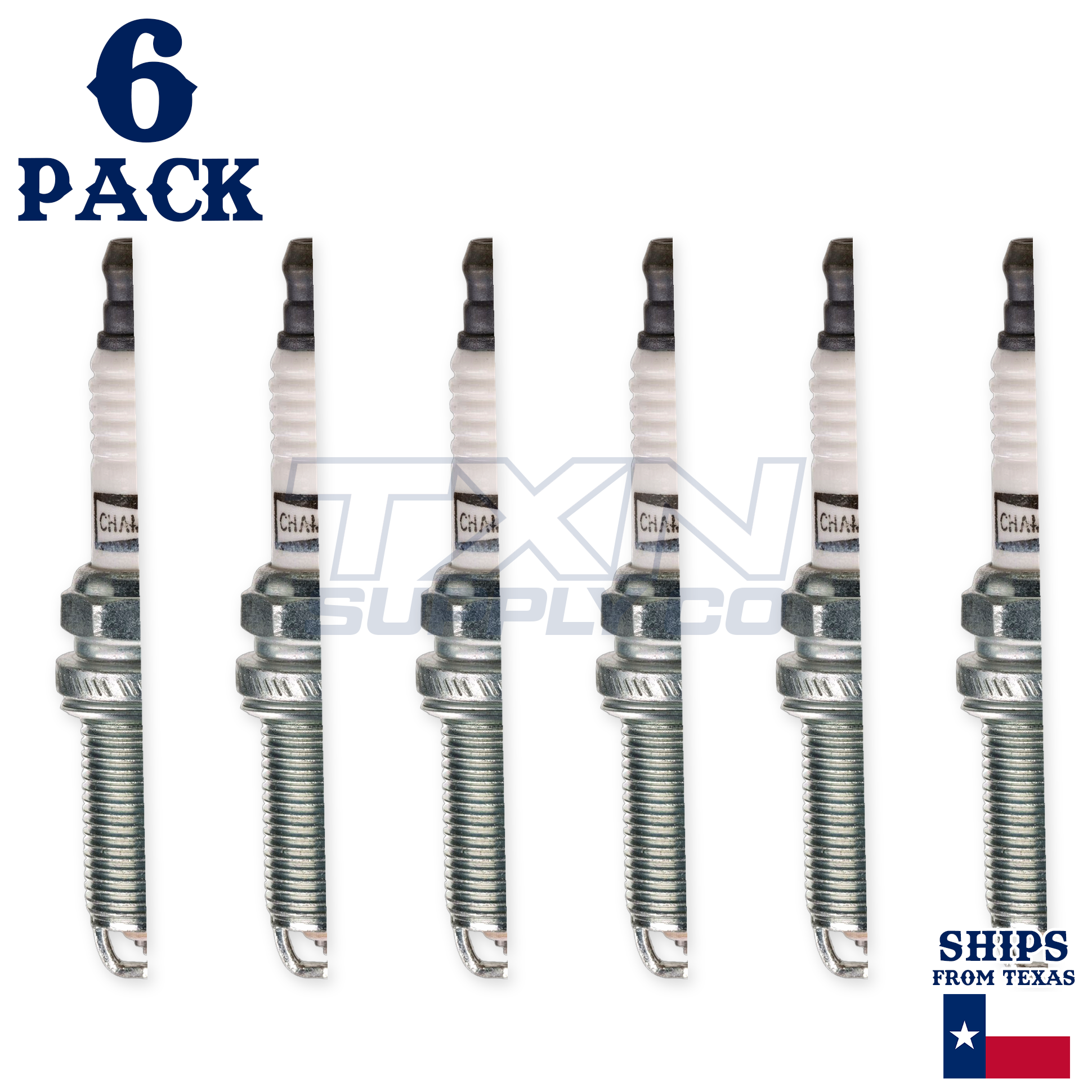 Champion 7975 Double Platinum Spark Plugs REC10PYPB4 - 6 Pack - Image 2