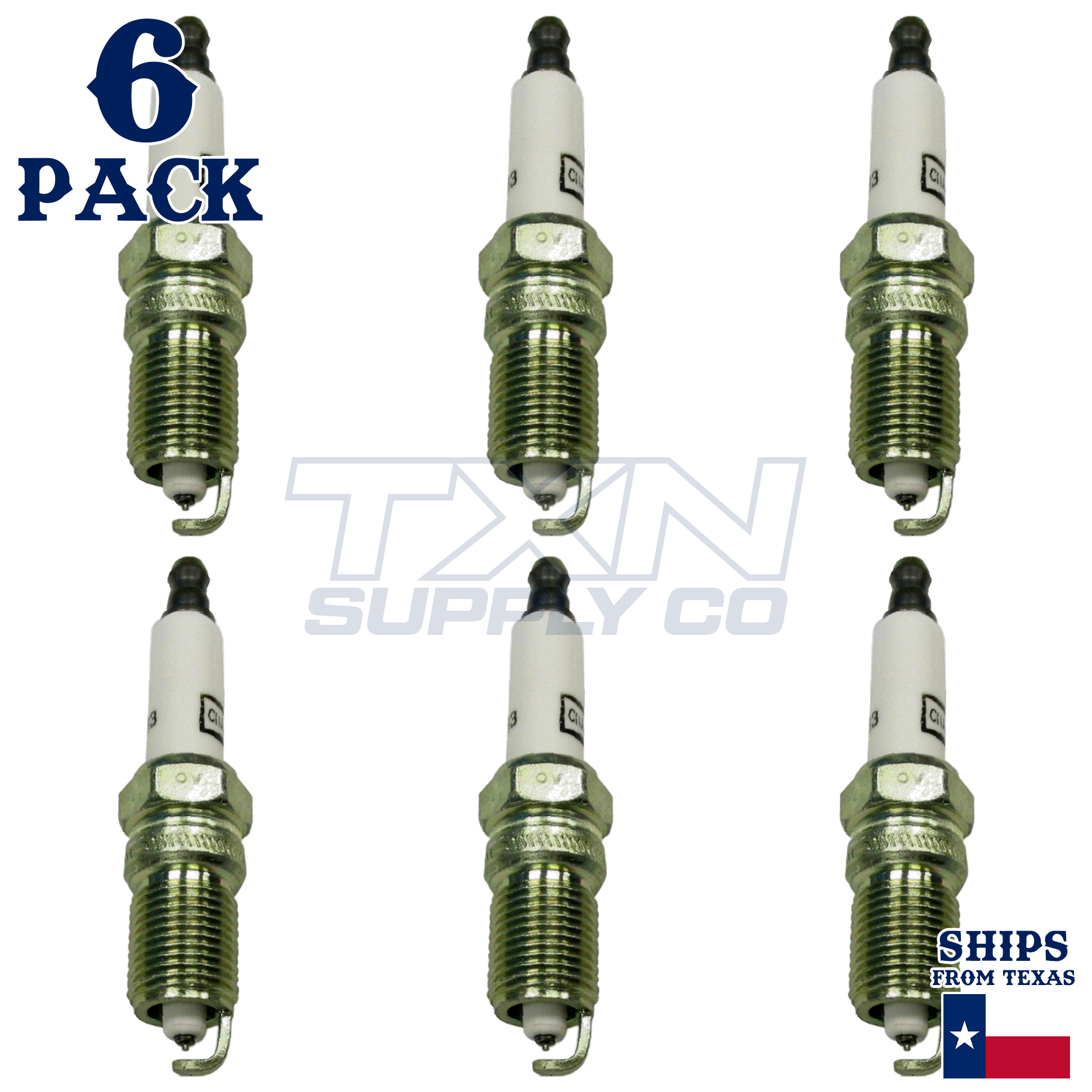 Champion 7983 Double Platinum Spark Plugs for RS14PMPB5 - 6 Pack - Image 1