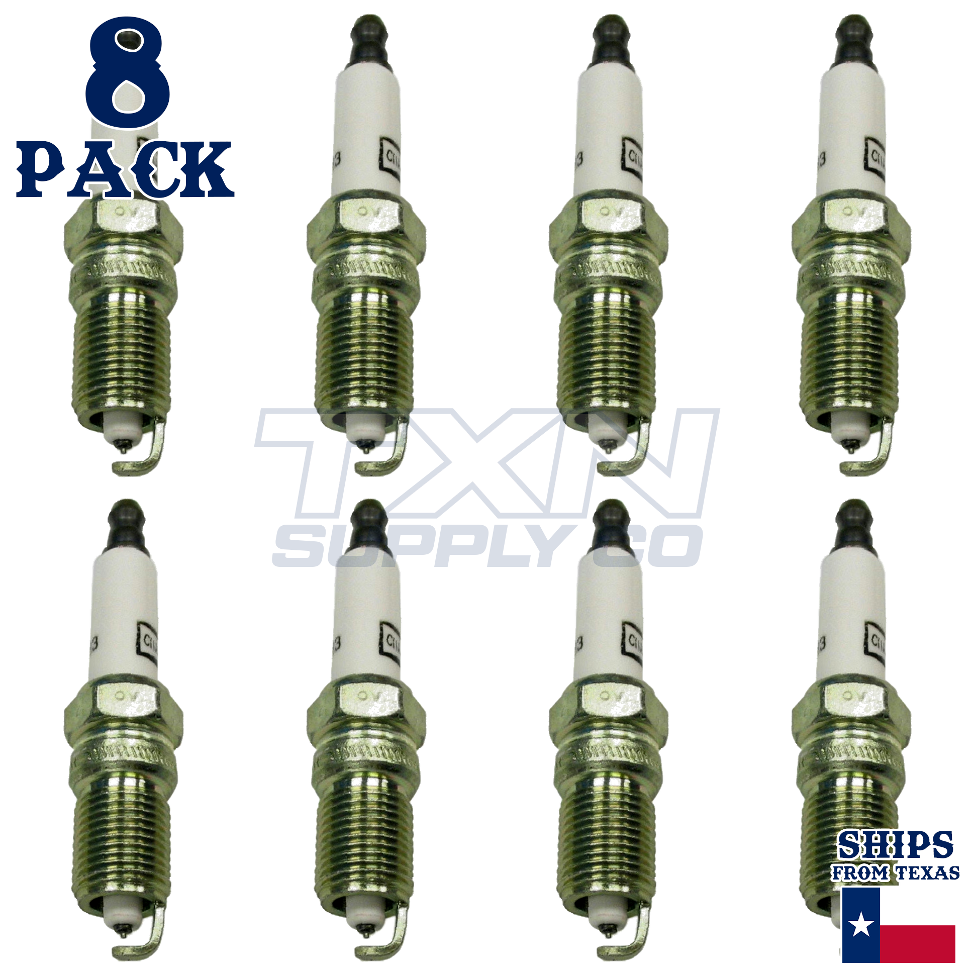 Champion 7983 Double Platinum Spark Plugs for RS14PMPB5 - 8 Pack - Image 1