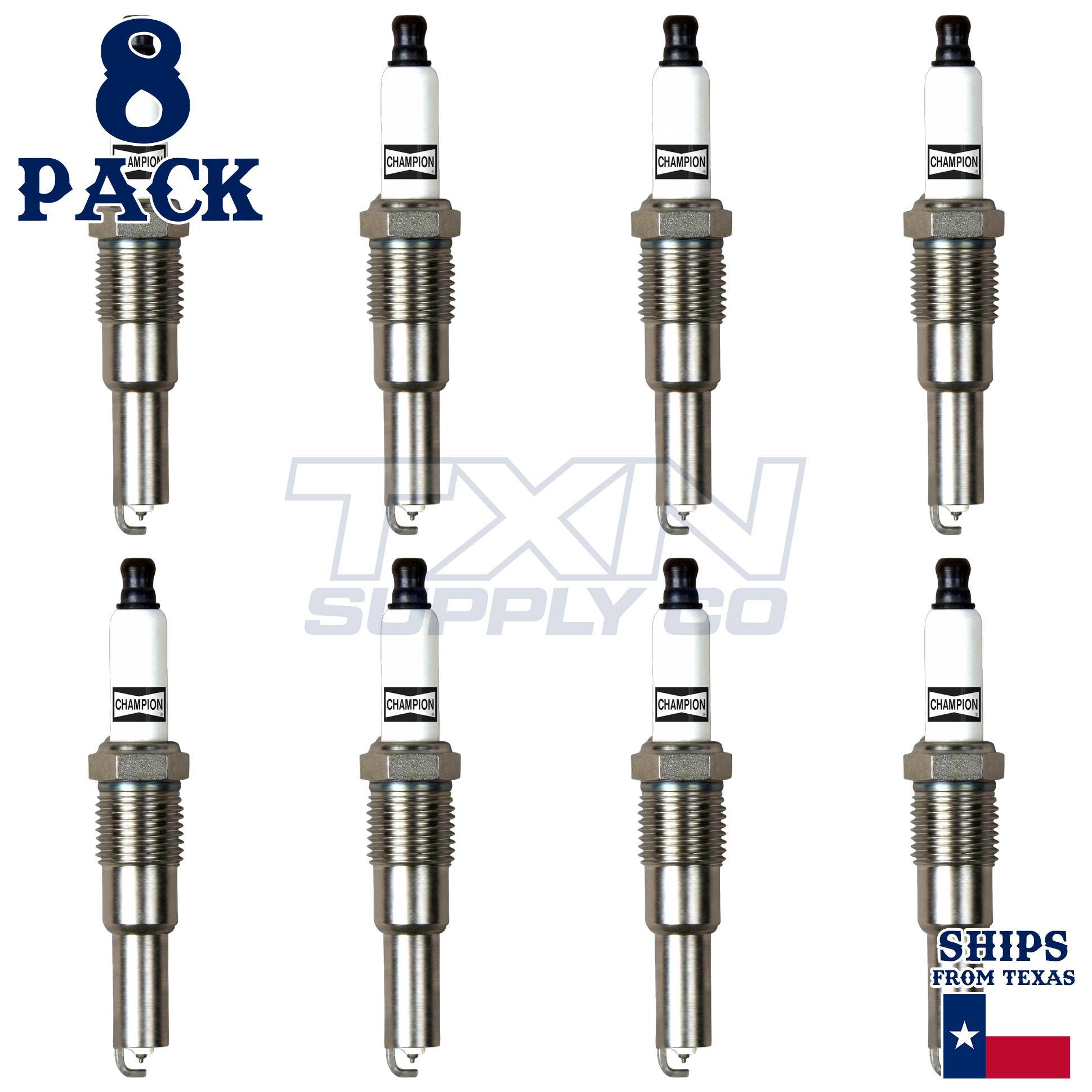 8 Spark Plugs Champion Platinum For 2007-2008 Ford Explorer Sport Trac V8-4.6L p - Image 2