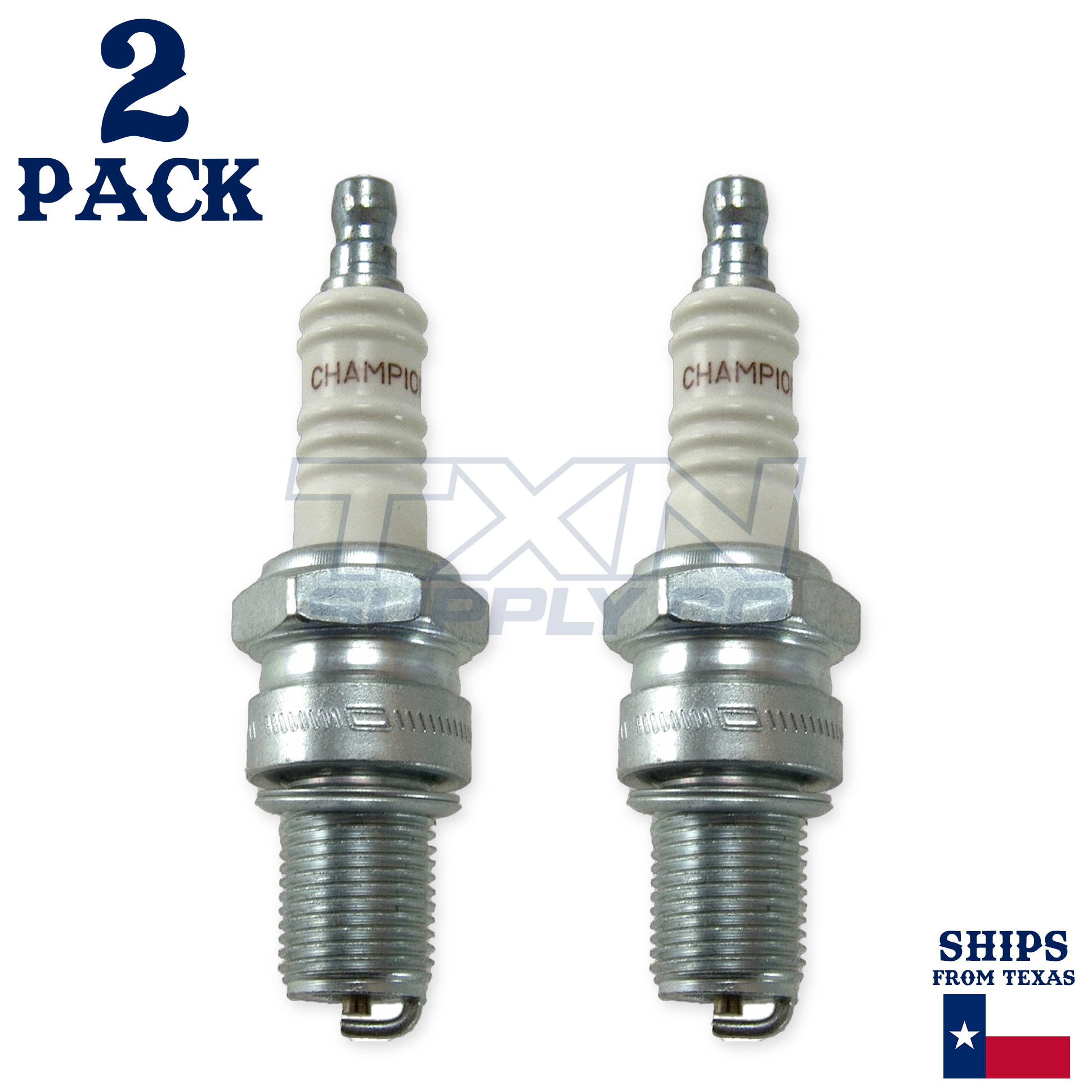 Champion N3C Copper Small Engine 801 Spark Plug - 2 Pack - Image 2