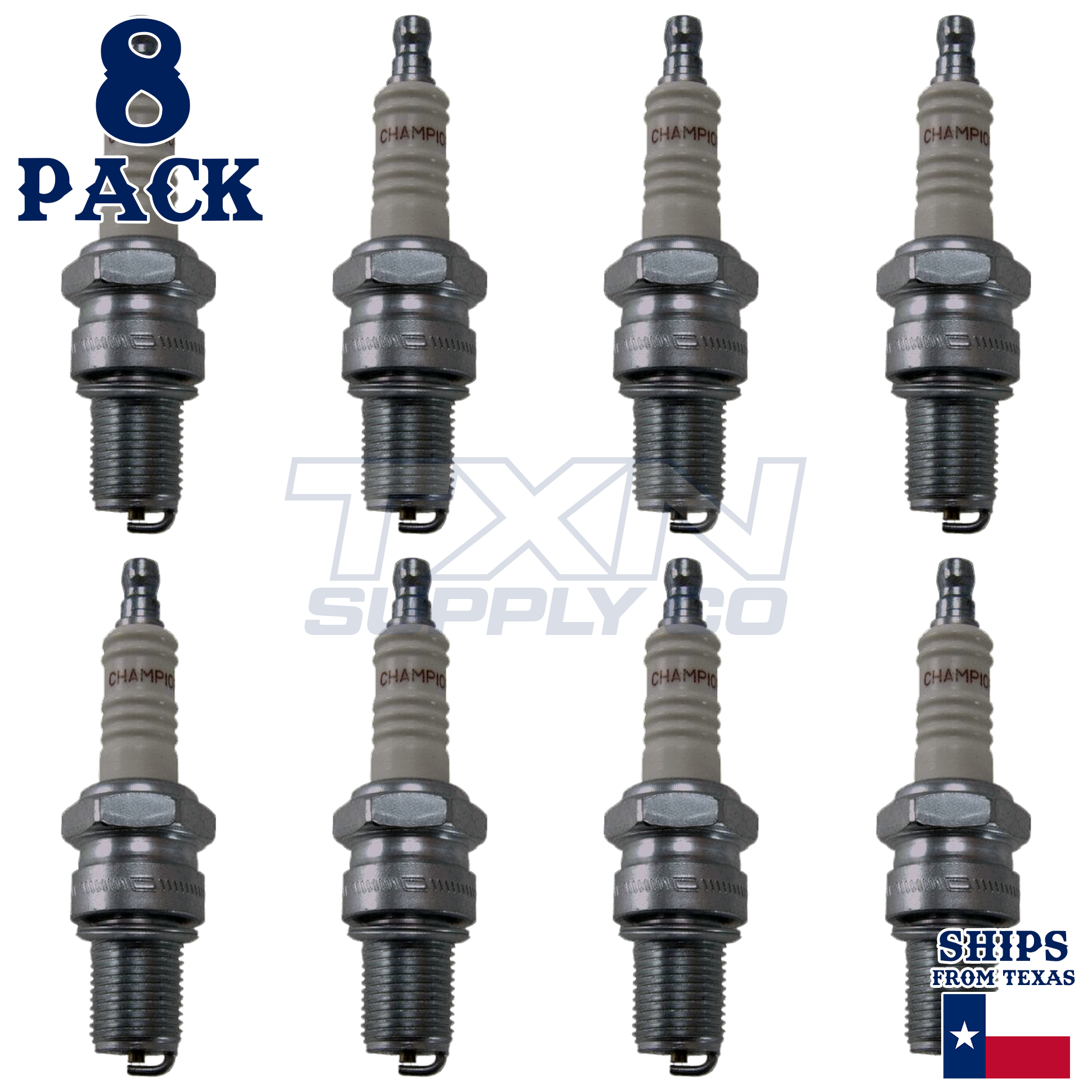 Champion 801 Spark Plugs 8 Pack