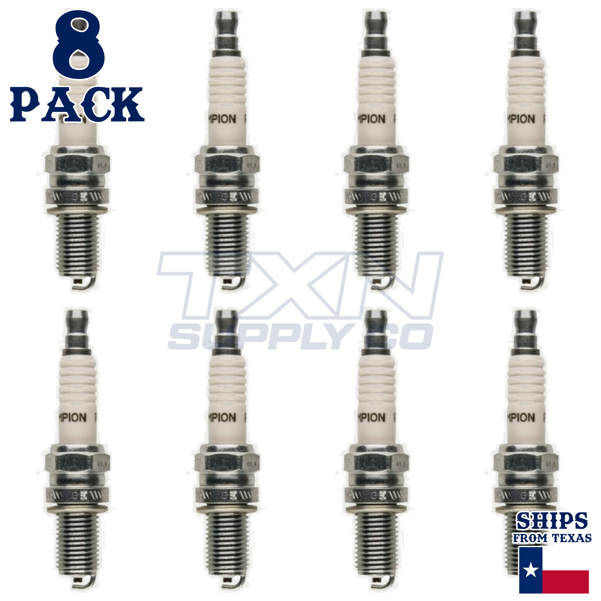 Champion 810 Copper Plus Spark Plug RA8HC - 8 Pack - Image 2