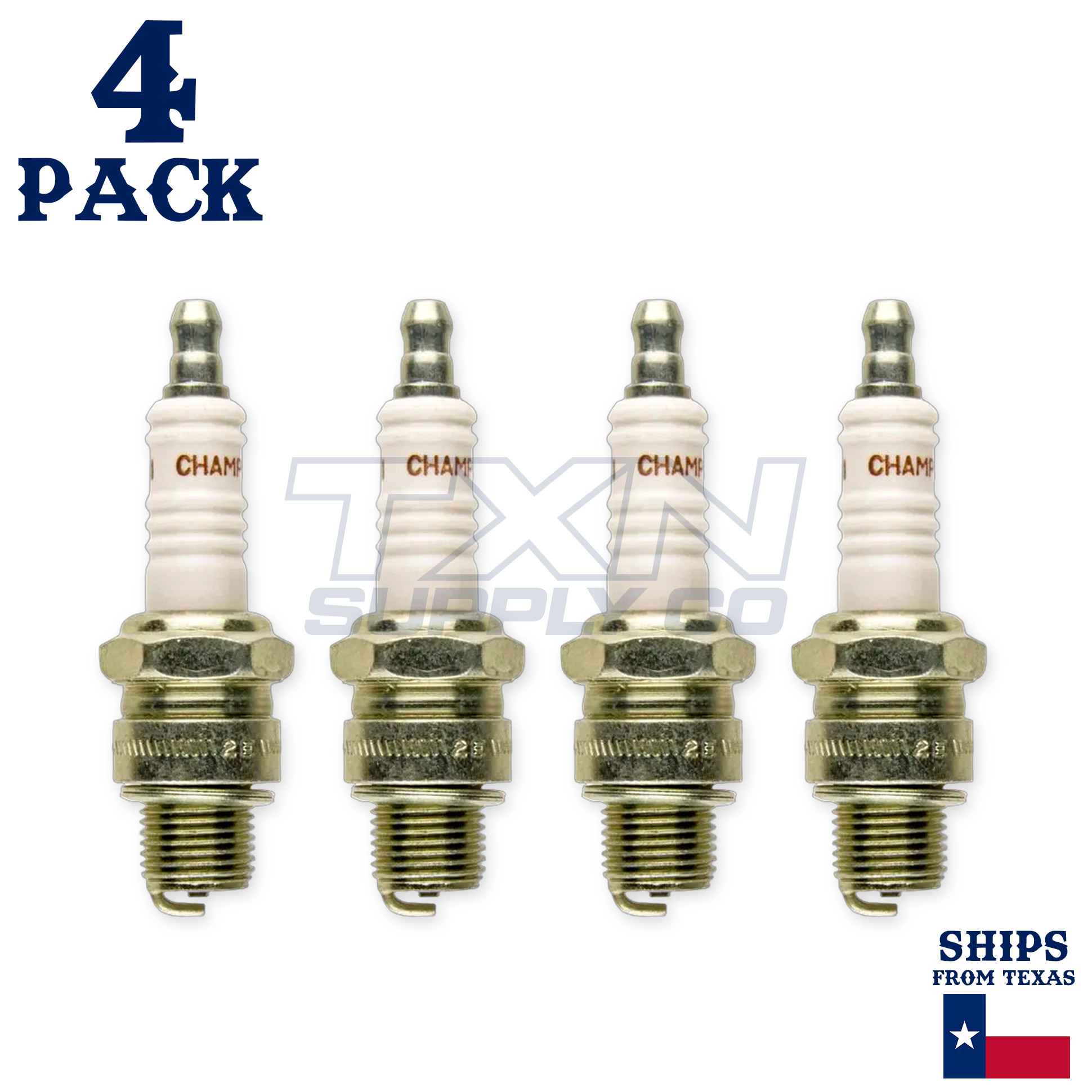 Champion 821 Copper Plus Spark Plug 821M L77JC4 - 4 Pack - Image 2