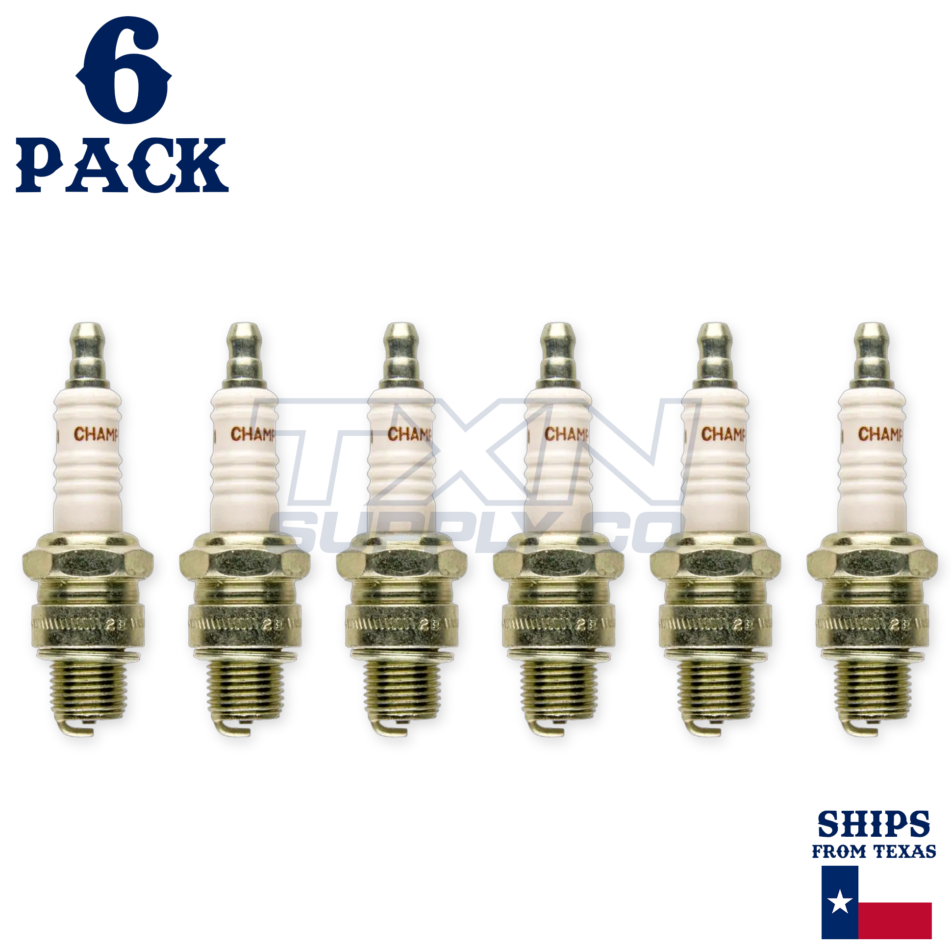 Champion 821 Copper Plus Spark Plug 821M L77JC4 - 6 Pack - Image 2