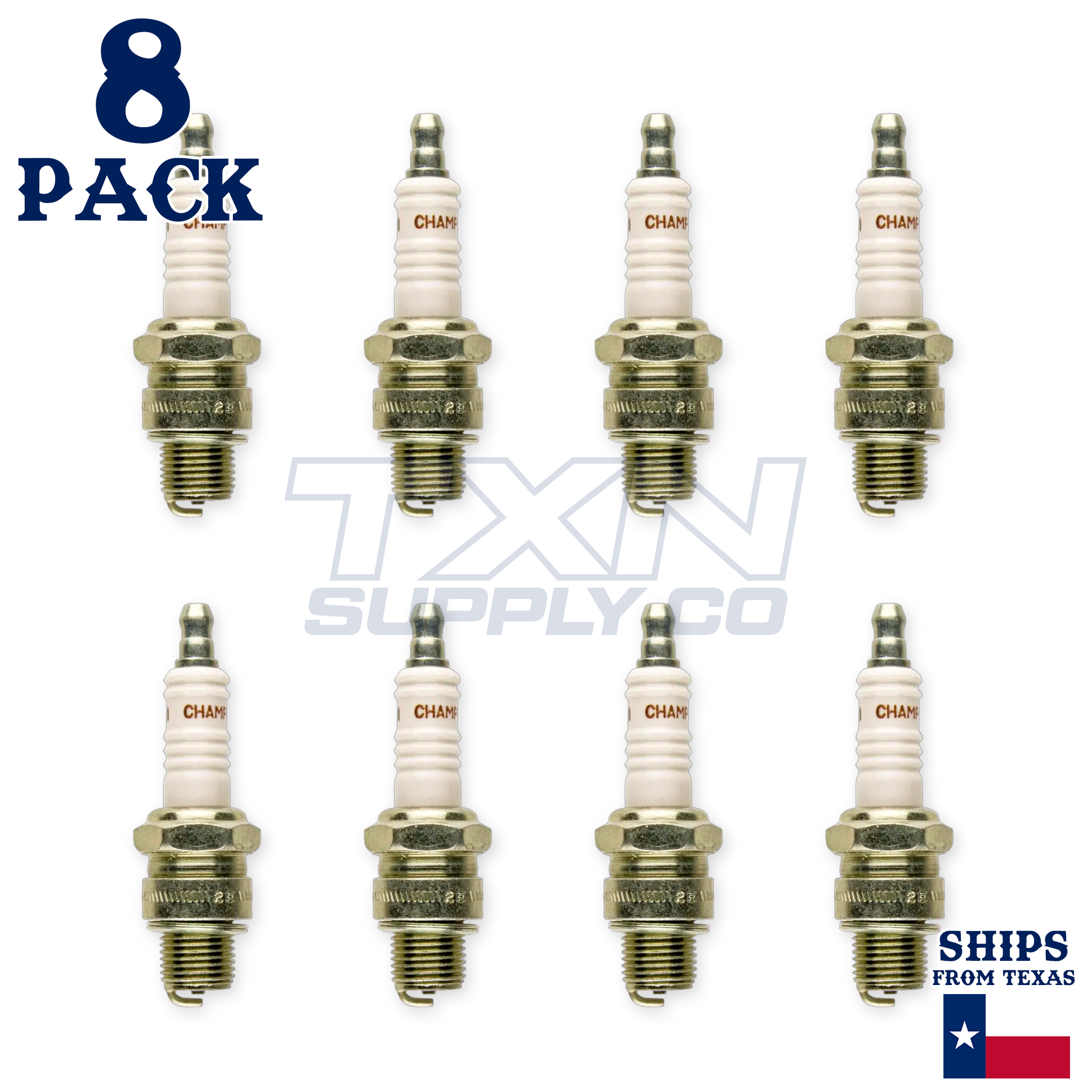 Champion 821 Copper Plus Spark Plug 821M L77JC4 - 8 Pack - Image 2