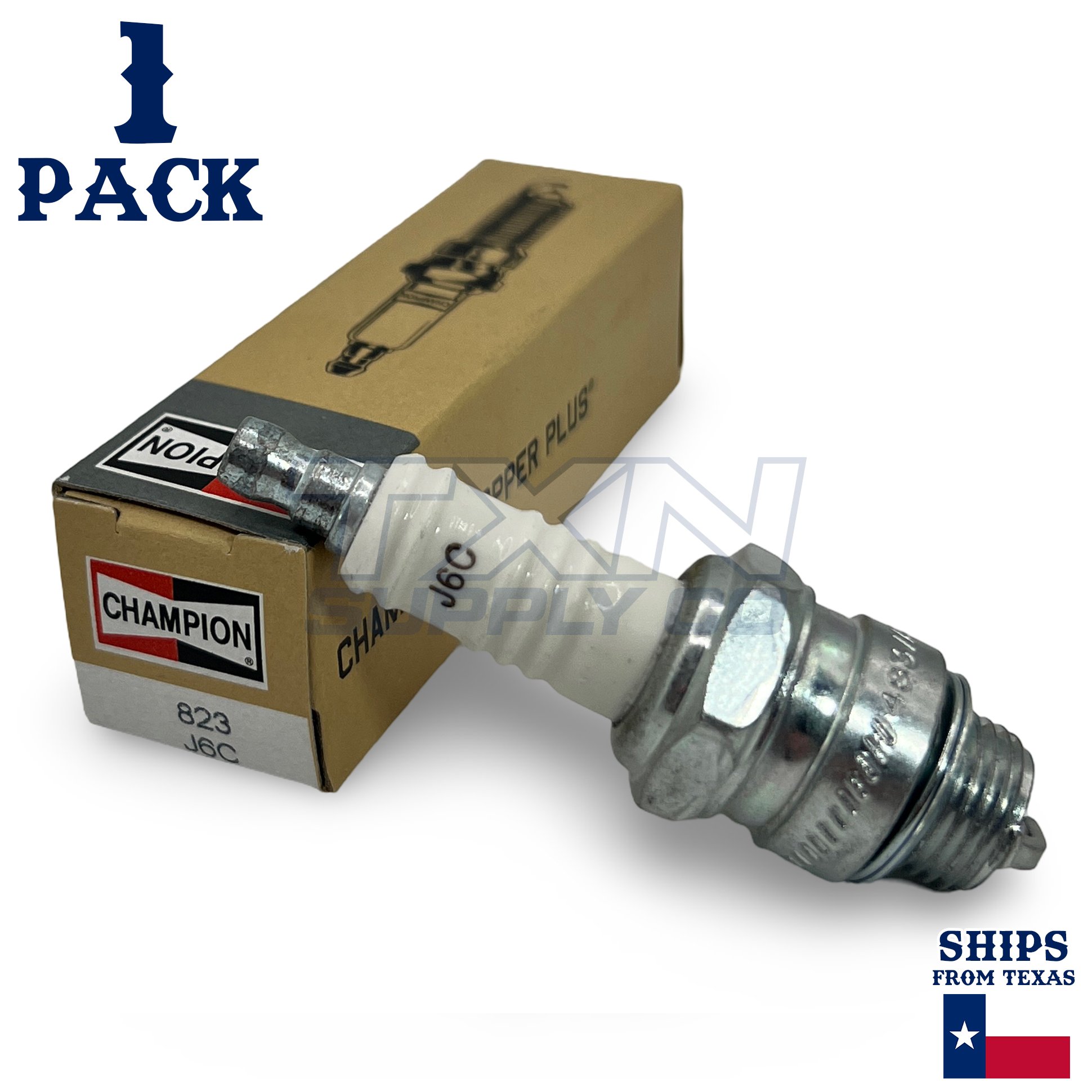 Champion 823 Small Engine Plug J6C - 1 Pack - Image 1