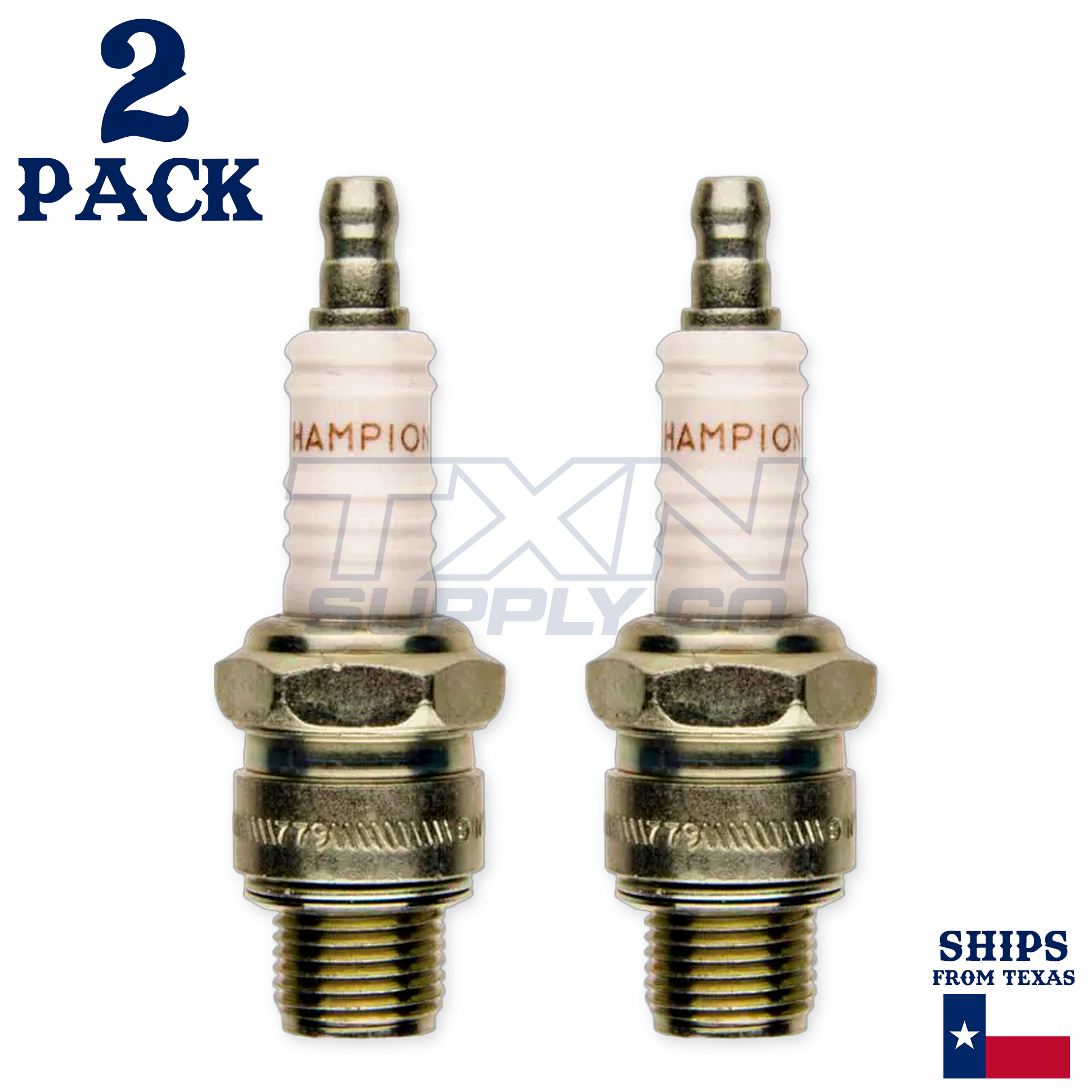 Champion 827M Marine Spark Plug L76V - 2 Pack - Image 2