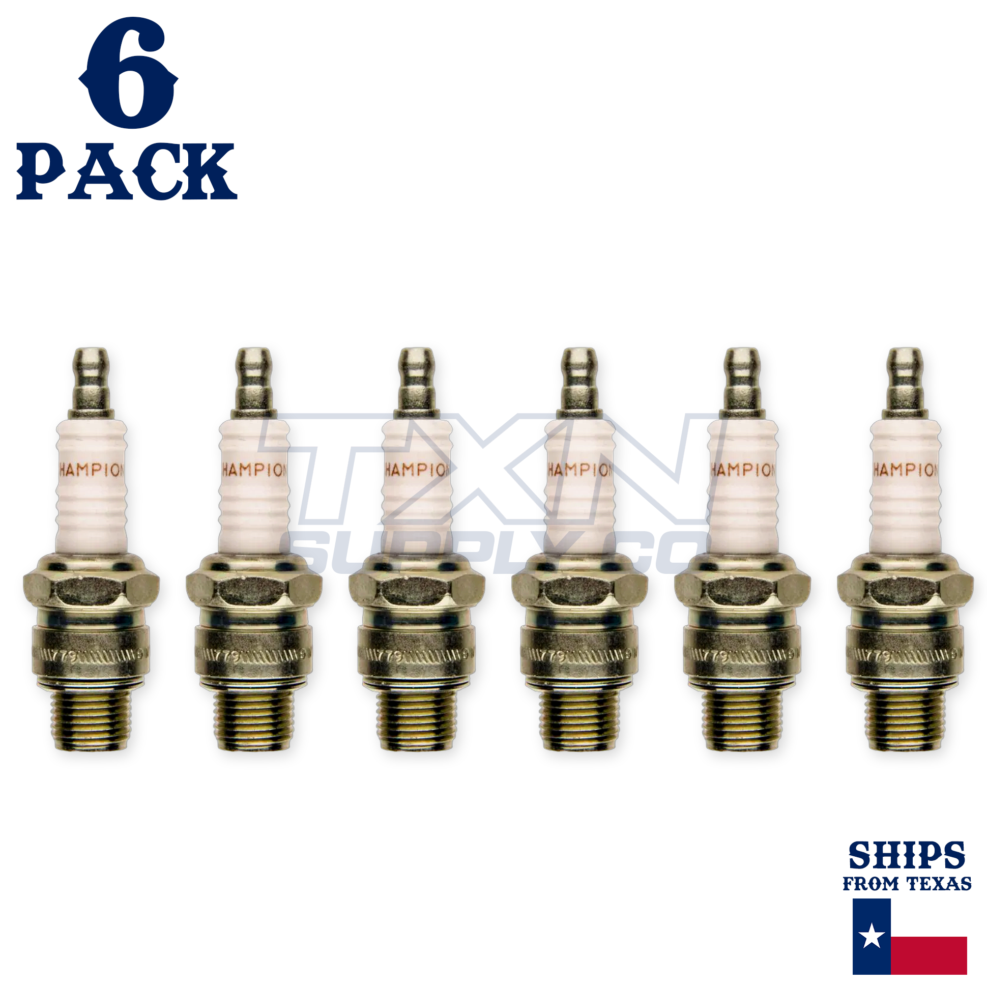 Champion 827M Marine Spark Plug L76V - 6 Pack - Image 2