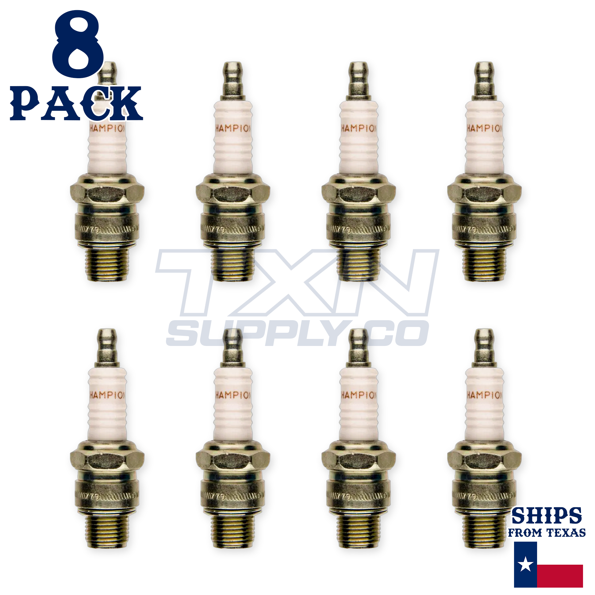 Champion 827M Marine Spark Plug L76V - 8 Pack - Image 2