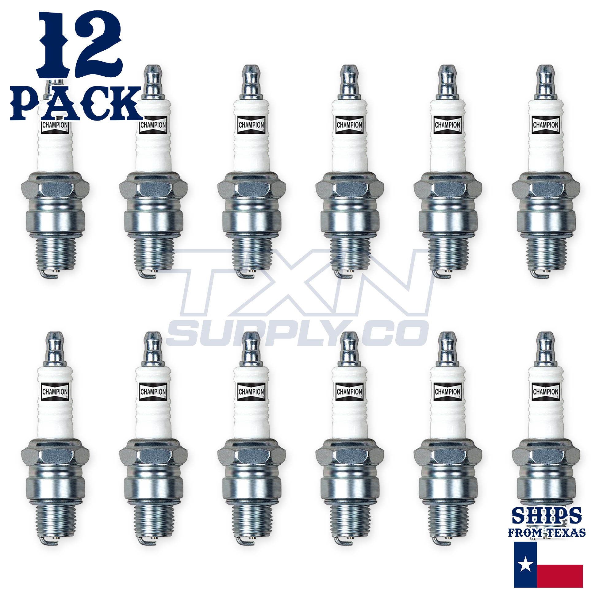 Champion 828M Marine Spark Plug QL77JC4 - 12 Pack - Image 2
