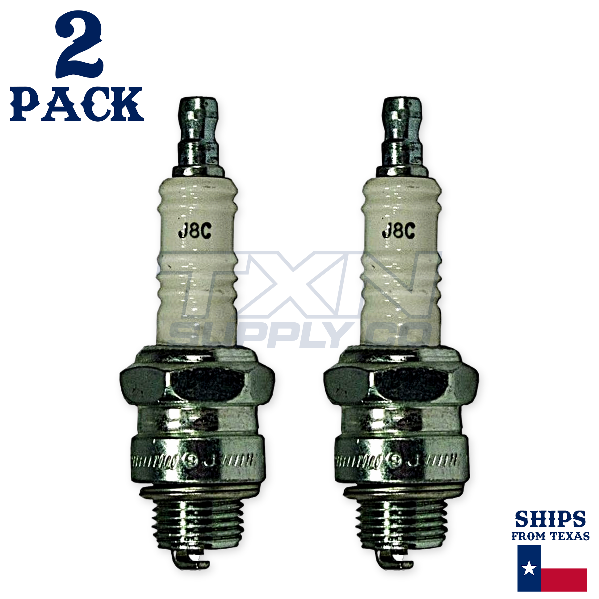 Champion 841 Copper Plus Spark Plug J8C - 2 Pack - Image 2