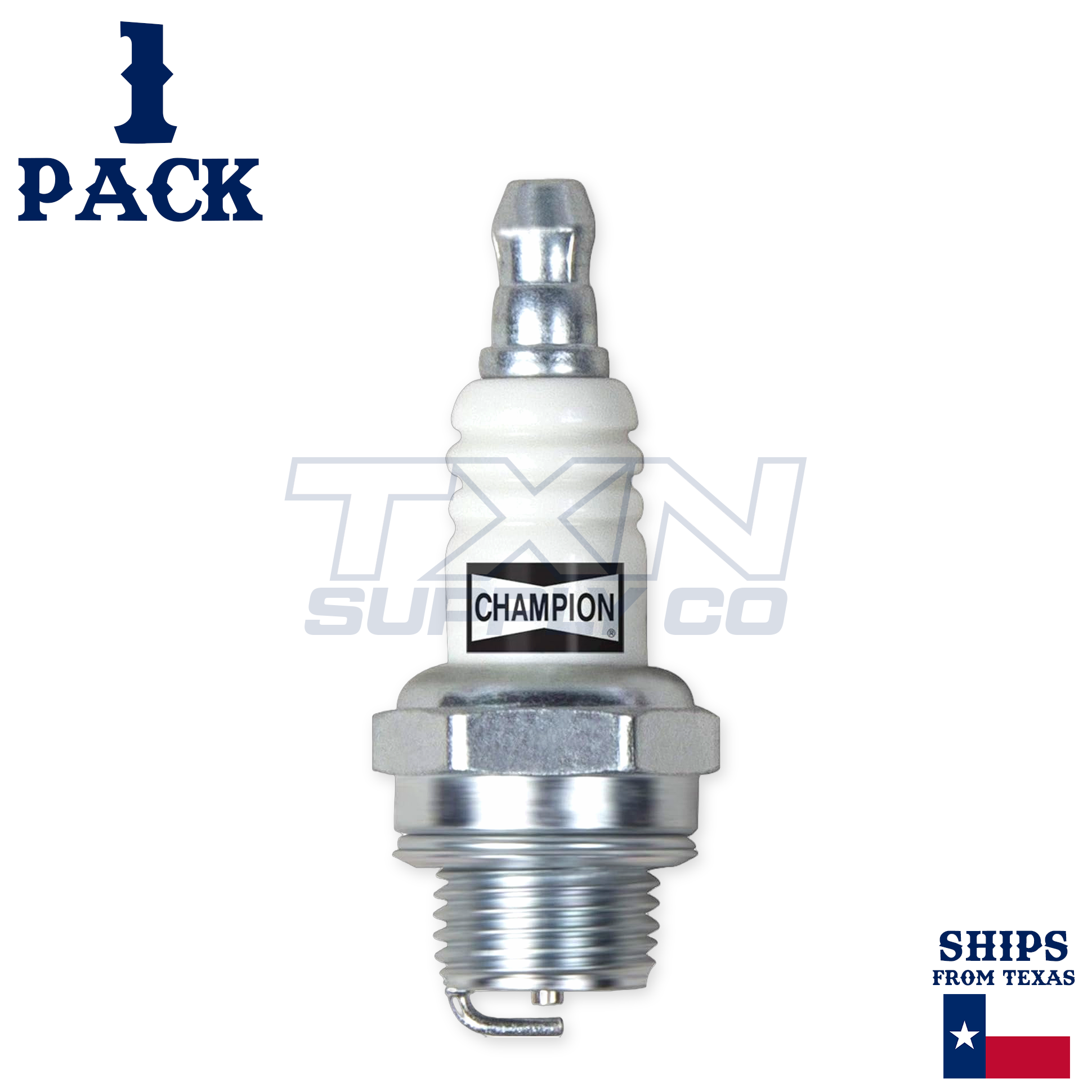 Champion Spark Plug Copper Plus Small Engine 843-1 Spark Plug (Carton of 1) - Image 2