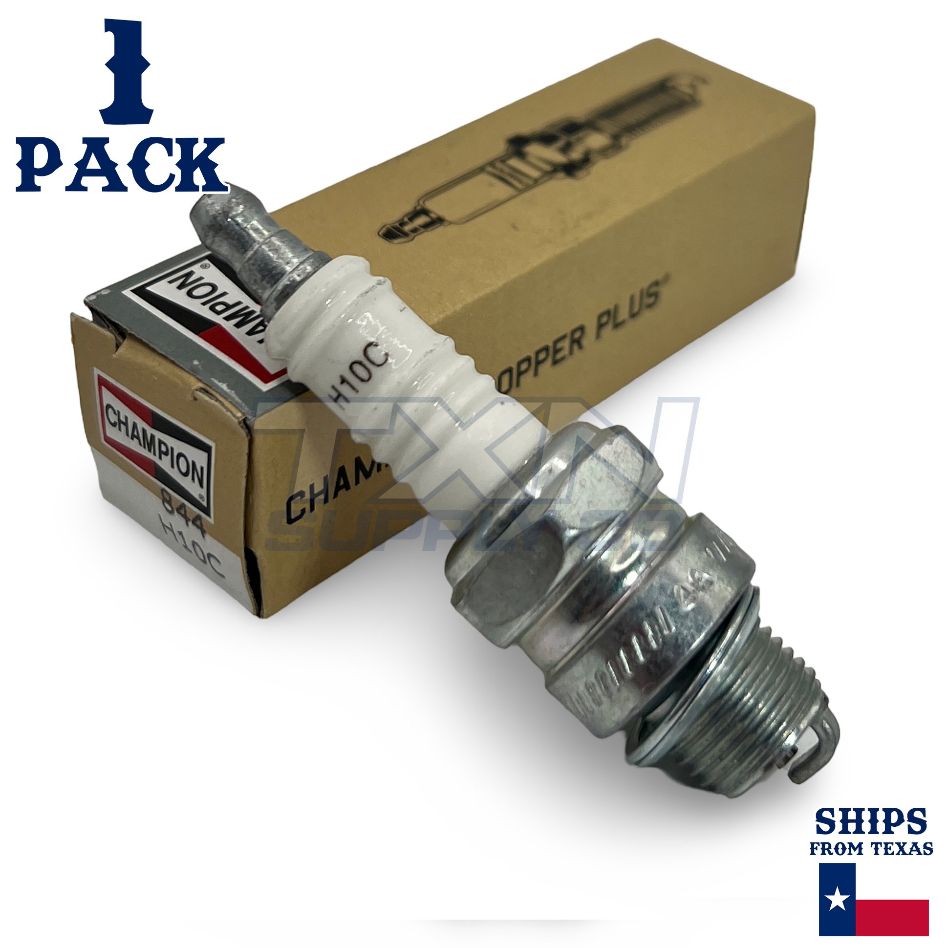 Champion Copper Plus Small Engine 844 Spark Plug (Carton of 1) - H10C - Image 1