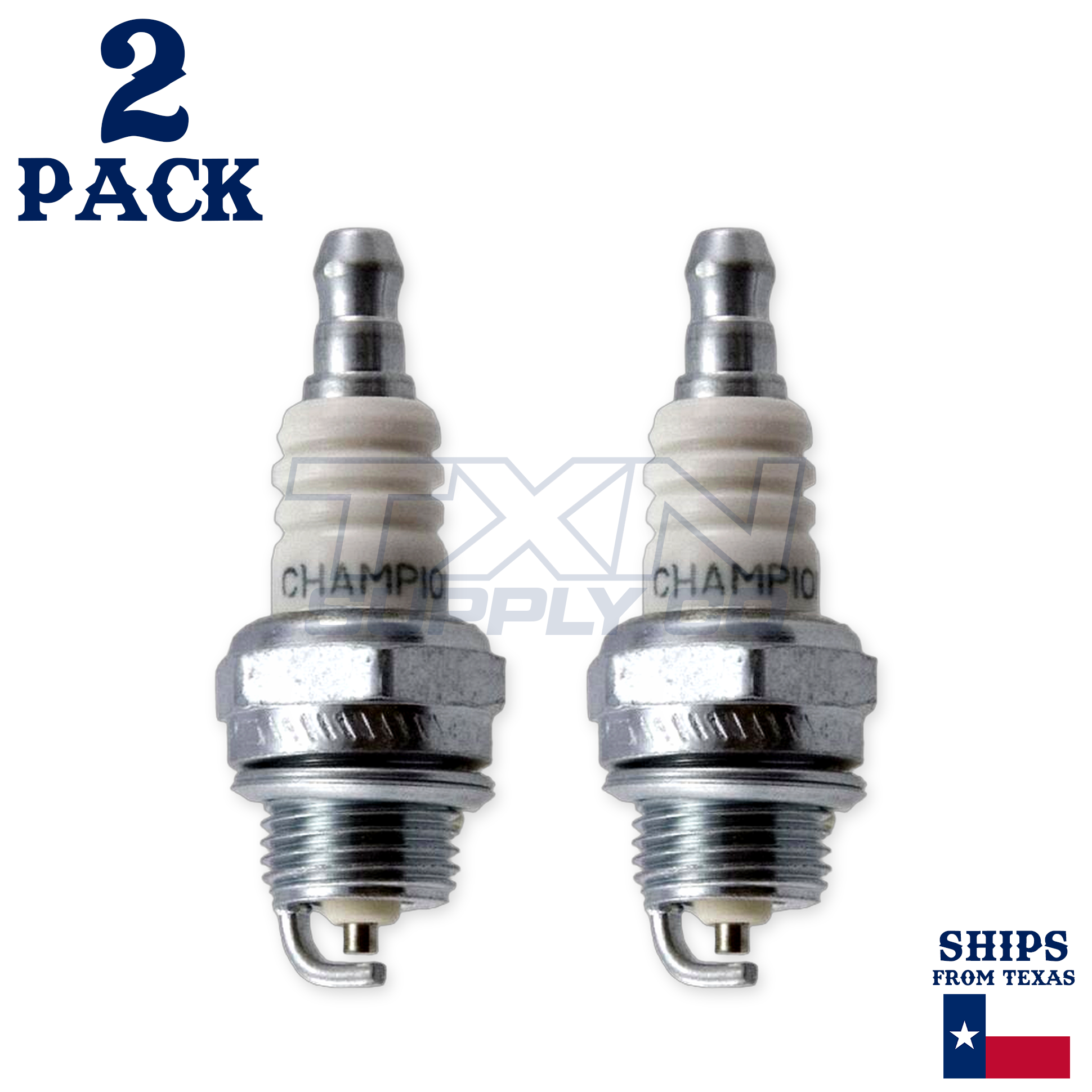 Champion Spark Plug For Craftsman (2 Pack) - 848 CJ8Y-2PK - Image 2