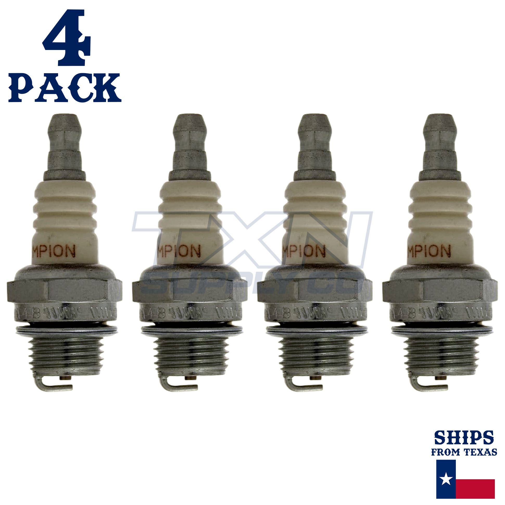 Champion 849 Spark Plugs 4 Pack - Image 1