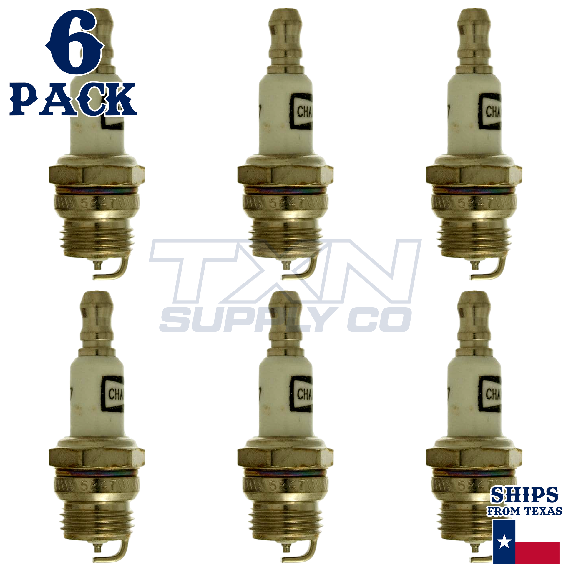 Champion 851 Spark Plugs 6 Pack - Image 1