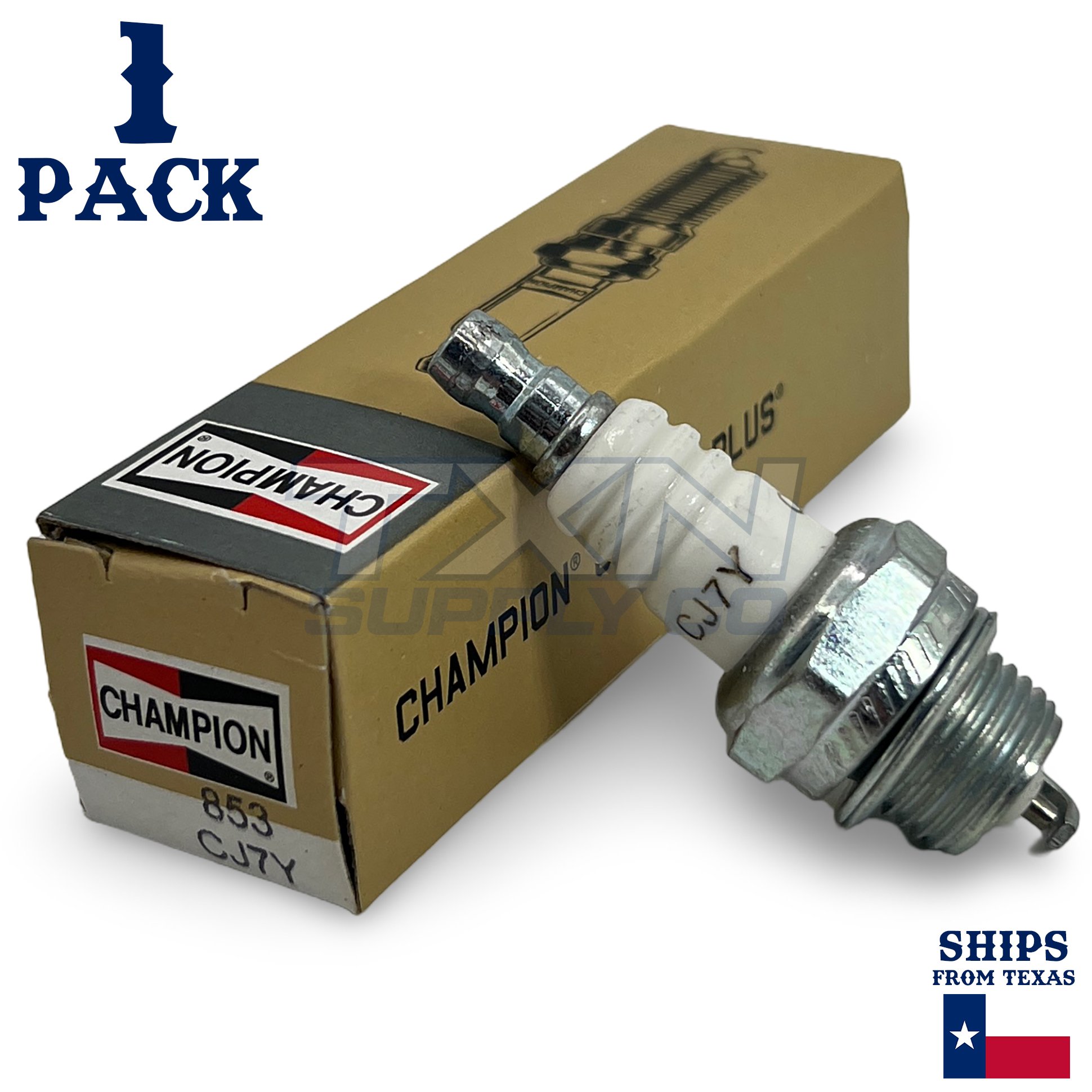 Champion Copper Plus Small Engine 853 Spark Plug (Carton of 1) - CJ7Y - Image 1