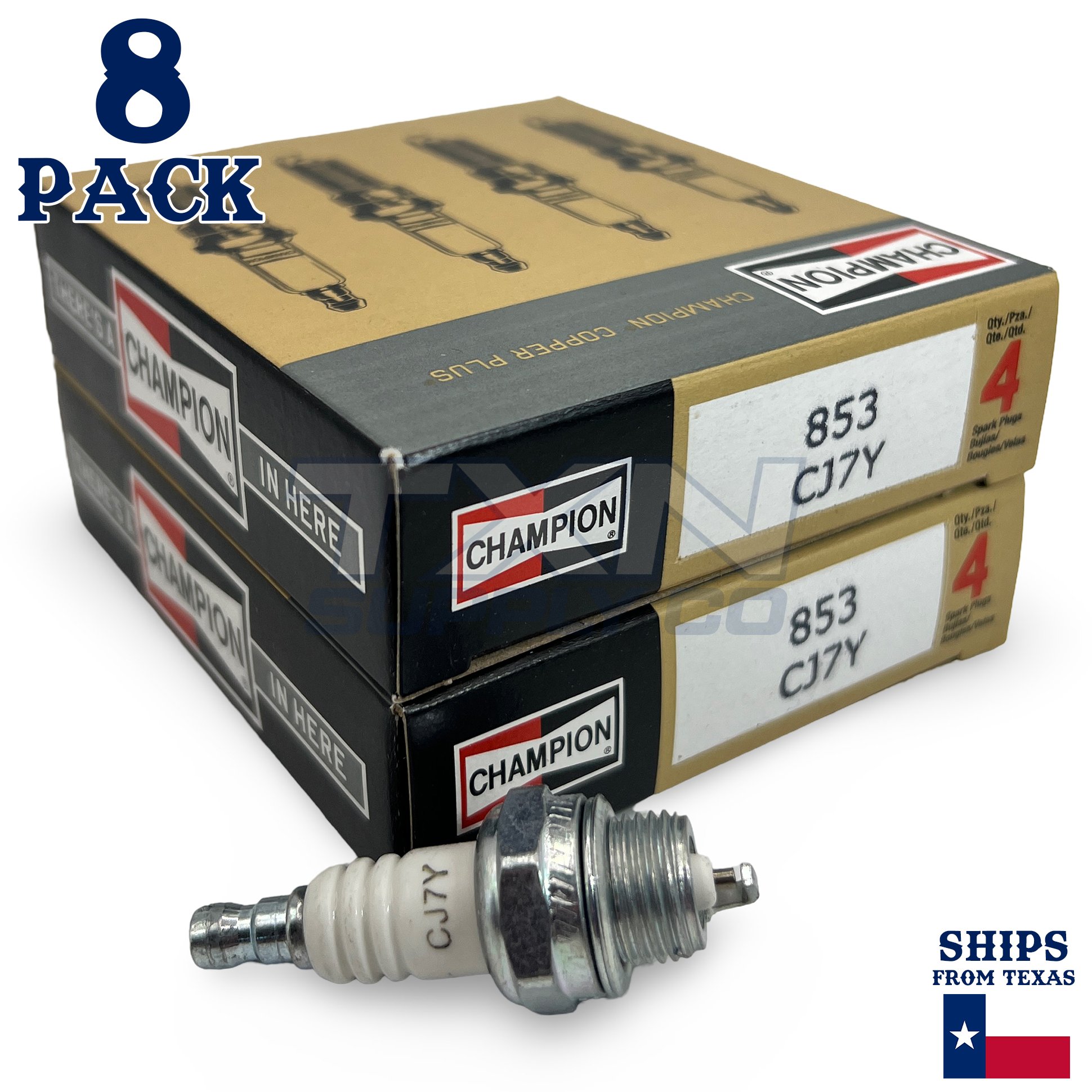 Champion 853 CJ7Y Small Engine Spark Plug Pack of 88