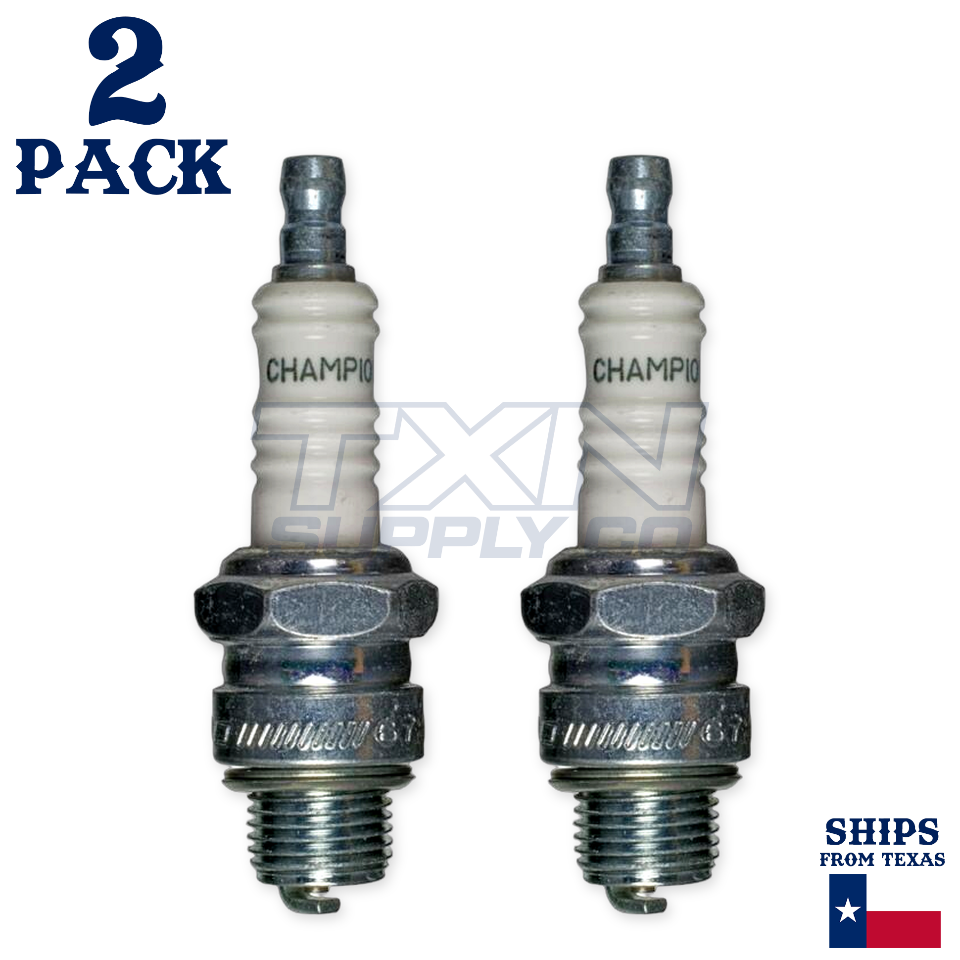 Champion 2 Pack Copper Plus Small Engine Spark Plug # RN4C-2PK - Image 2
