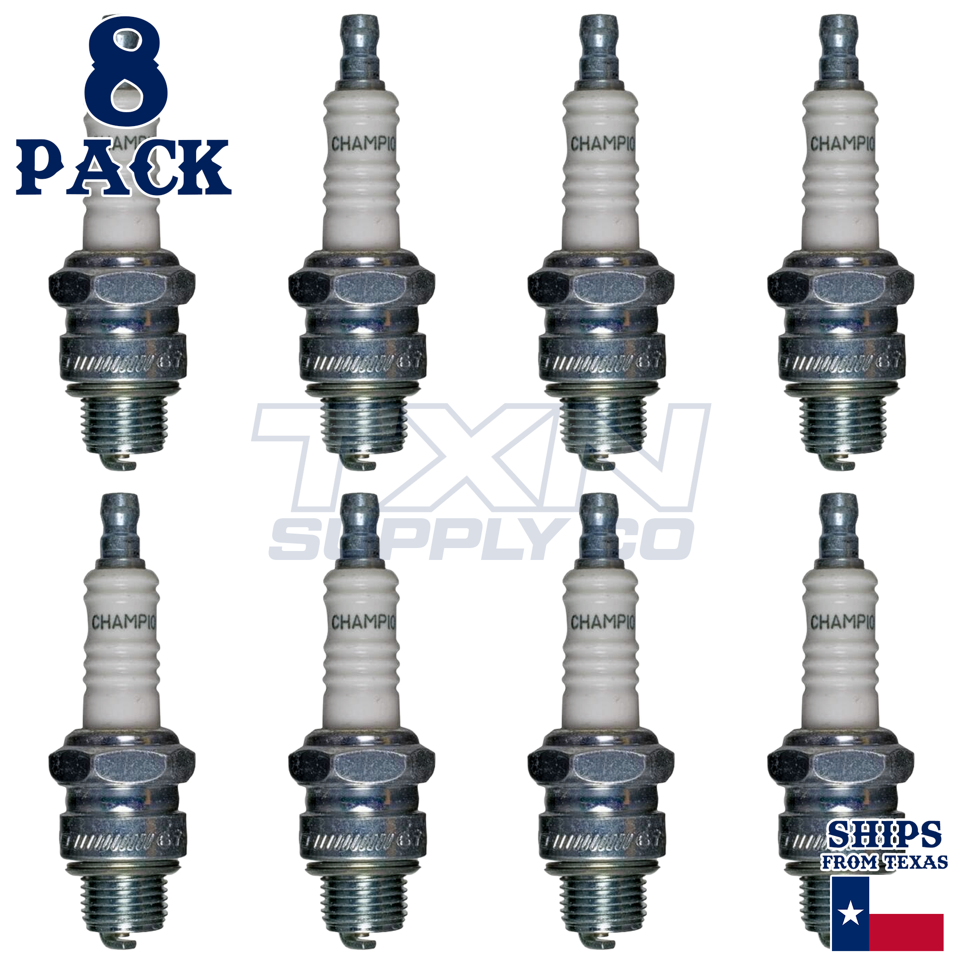 Champion 854 Spark Plugs 8 Pack - Image 1