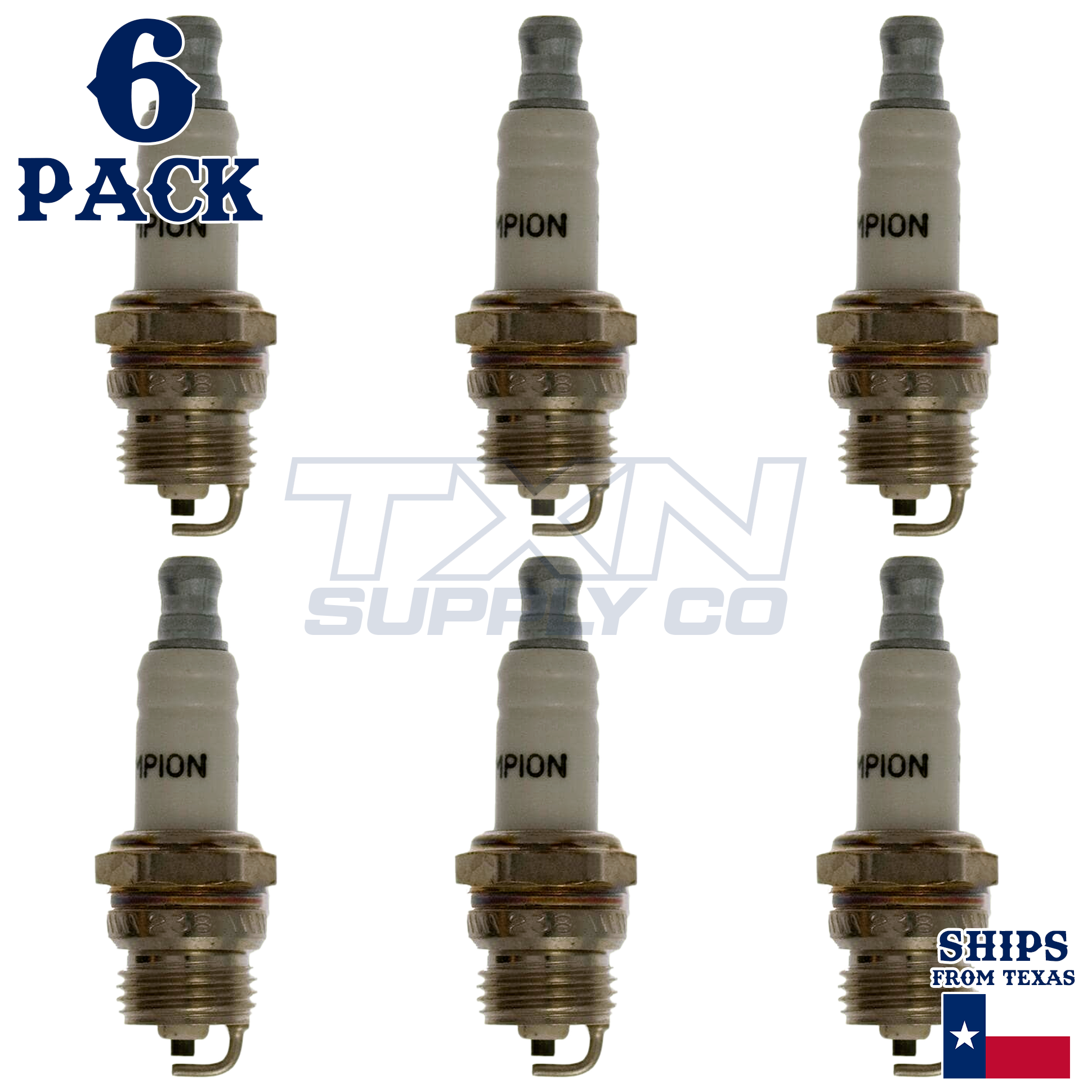 Champion 855 Spark Plugs 6 Pack - Image 1