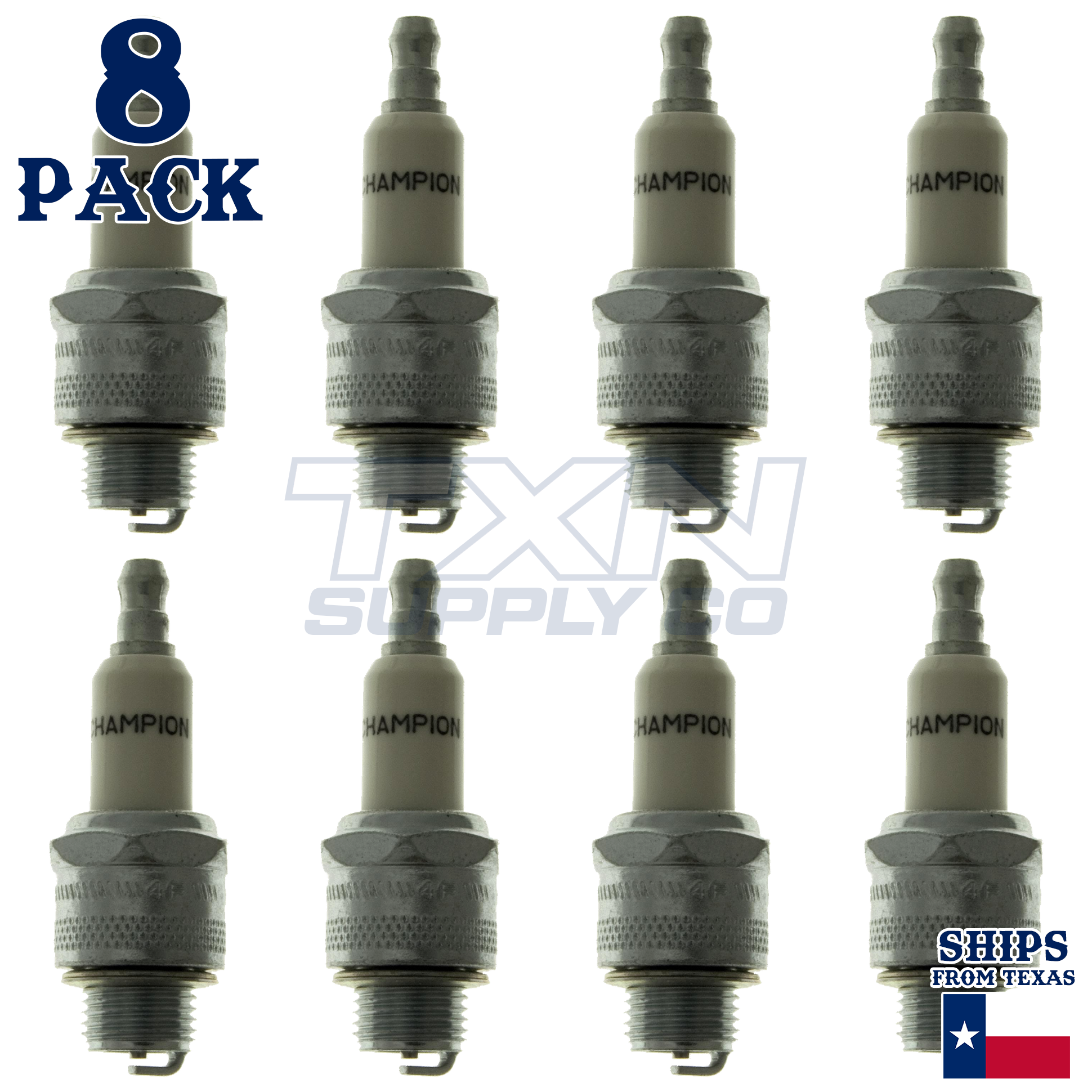 Champion 856 Copper Plus Spark Plug RJ17LM - 8 Pack - Image 1