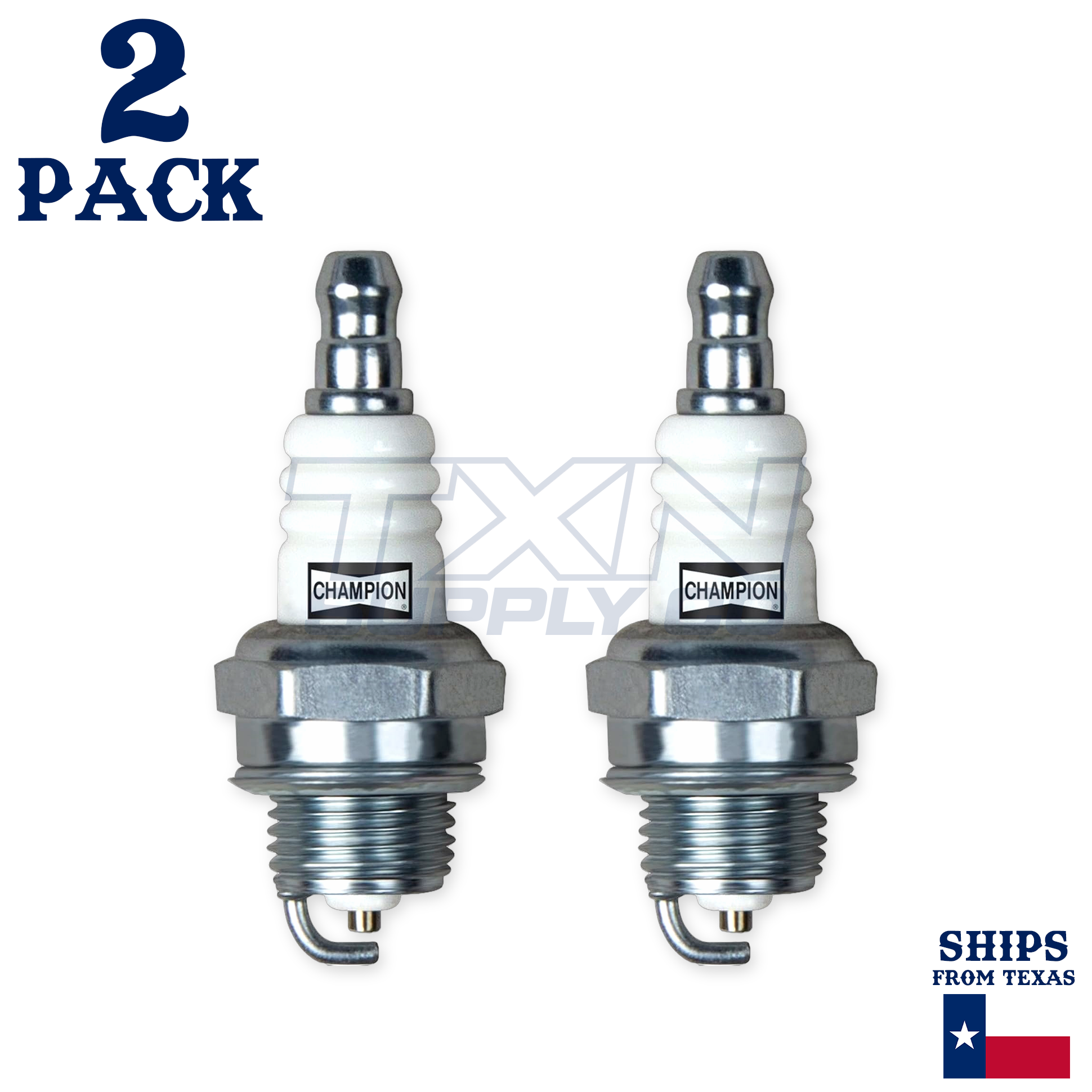 Champion 858 CJ6Y Copper Plus Spark Plug - 2 Pack - Image 2