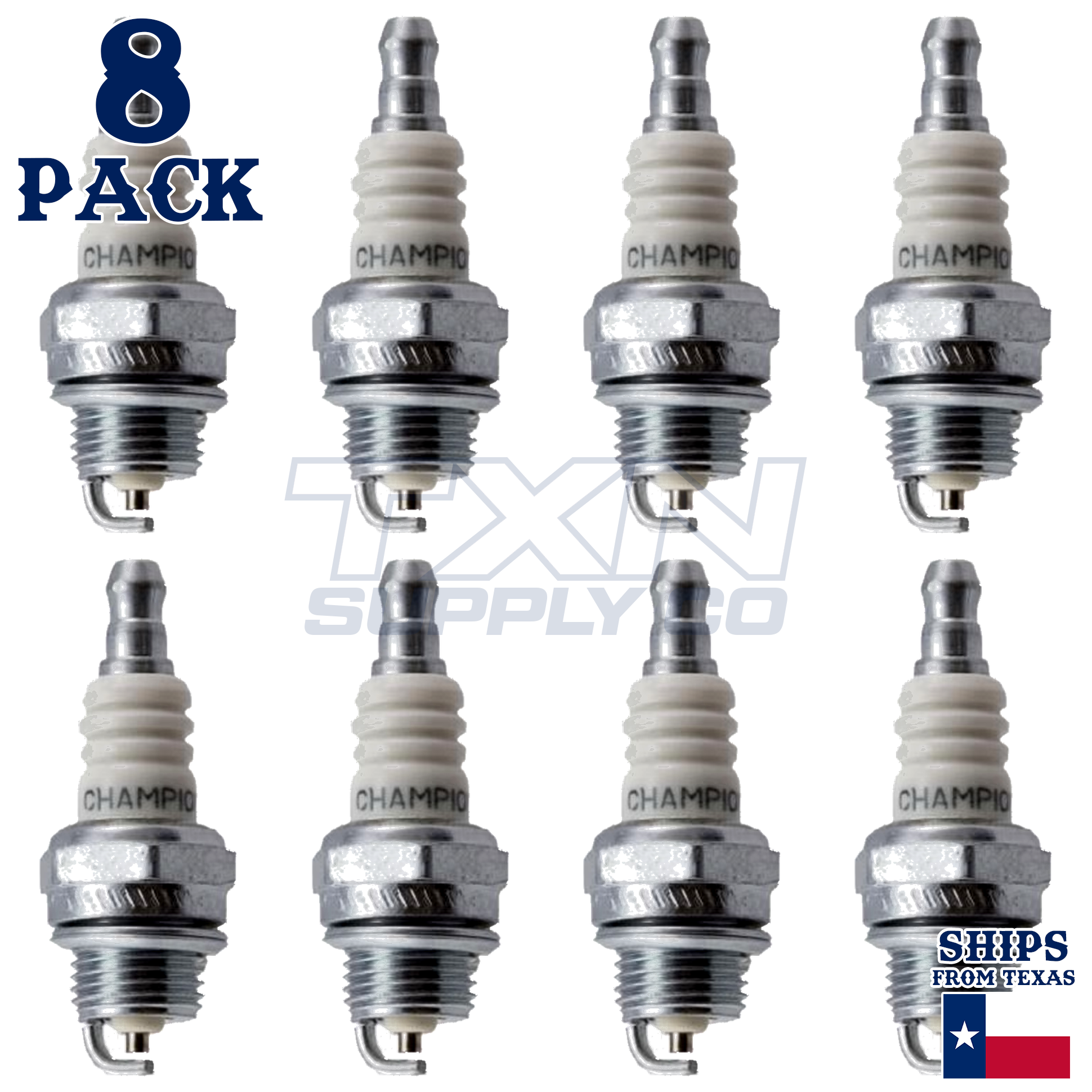 Champion 859 Copper Plus Spark Plug RCJ7Y - 8 Pack - Image 2