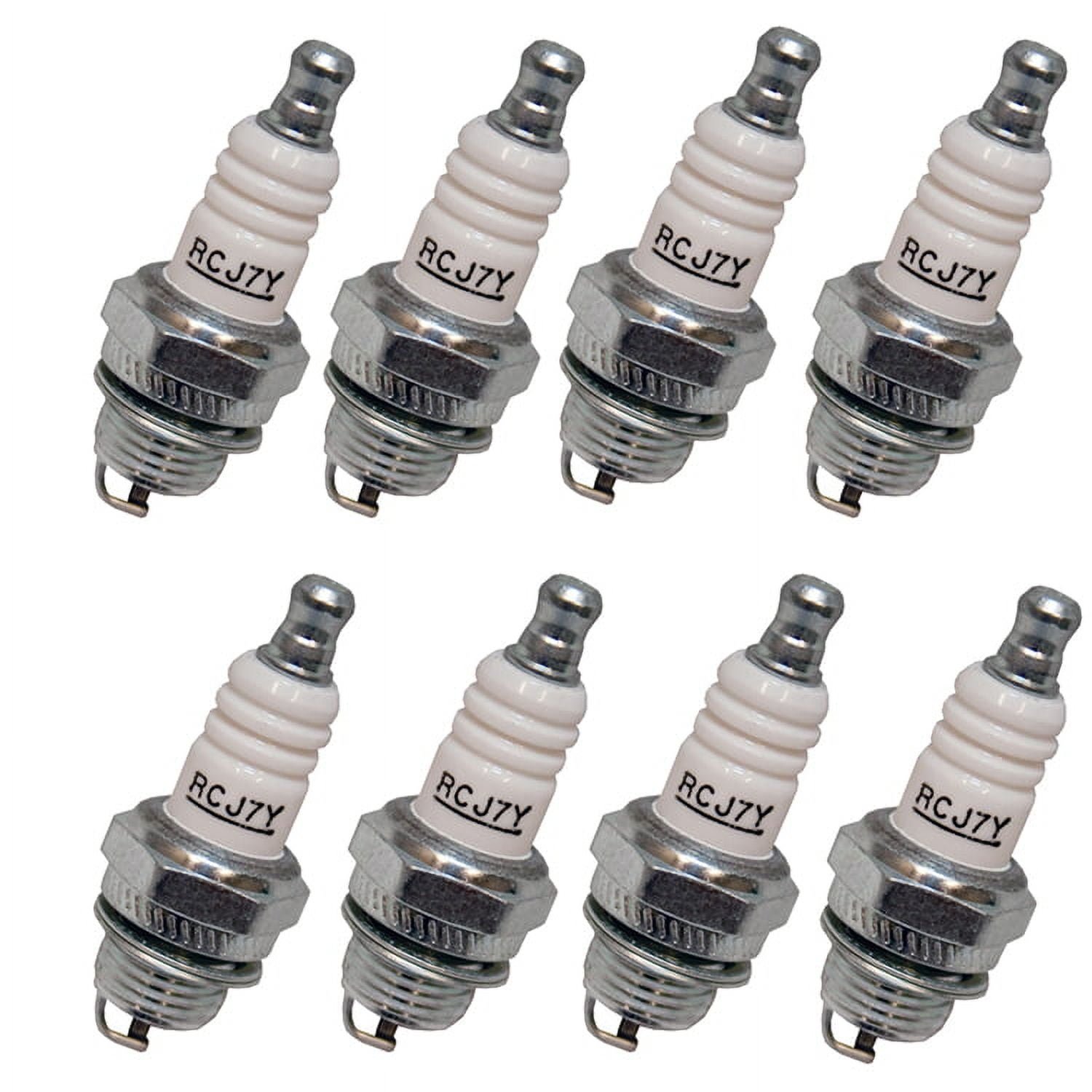 Champion 8 Pack of Genuine OEM Spark Plugs - RCJ7Y-8PK