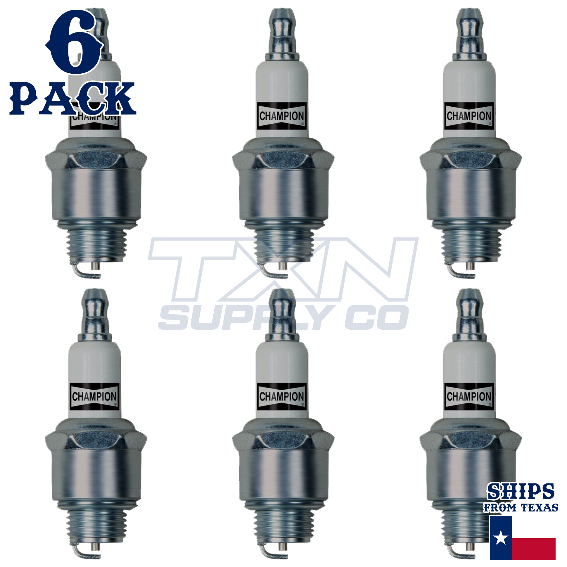 Champion 861 Spark Plugs 6 Pack - Image 1