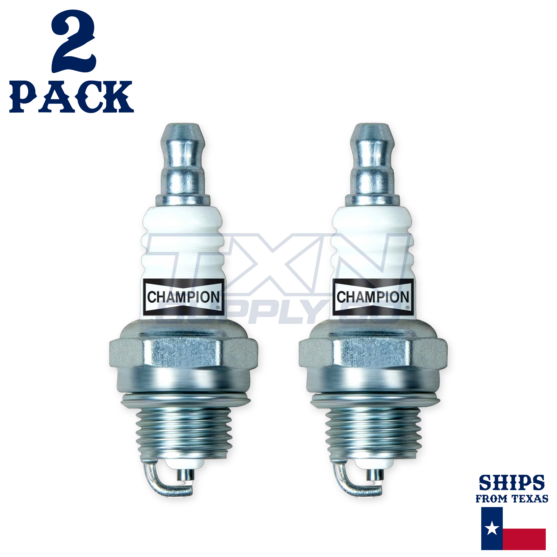 Champion 863 Copper Plus Spark Plug RCJ8Y - 2 Pack - N2 268-5321 Kawasaki 92070-7003 - Image 2