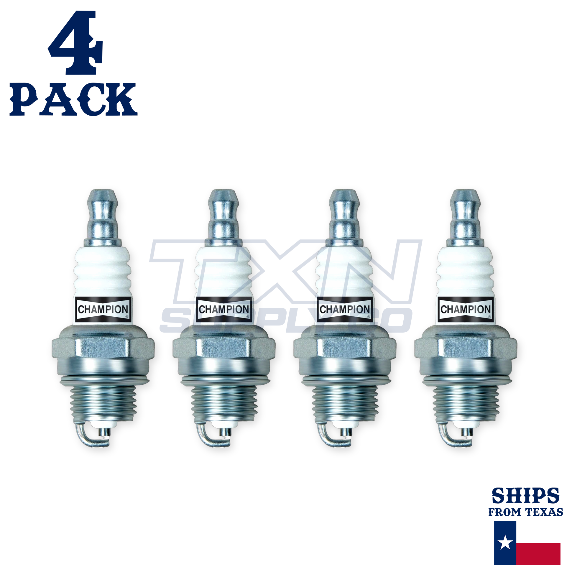Champion 863 Copper Plus Spark Plug RCJ8Y - 4 Pack - Image 2