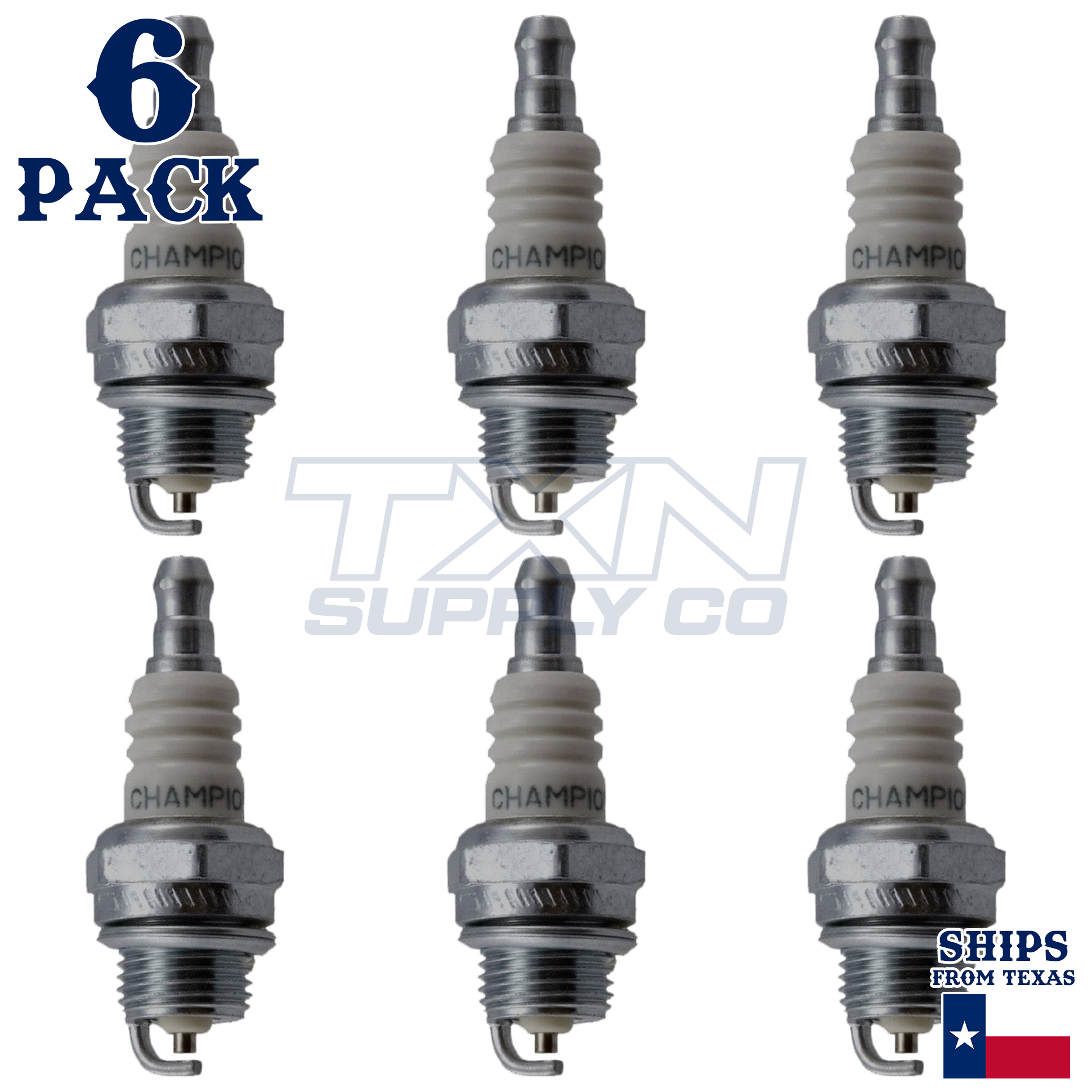 Champion 863 Spark Plugs 6 Pack - Image 1
