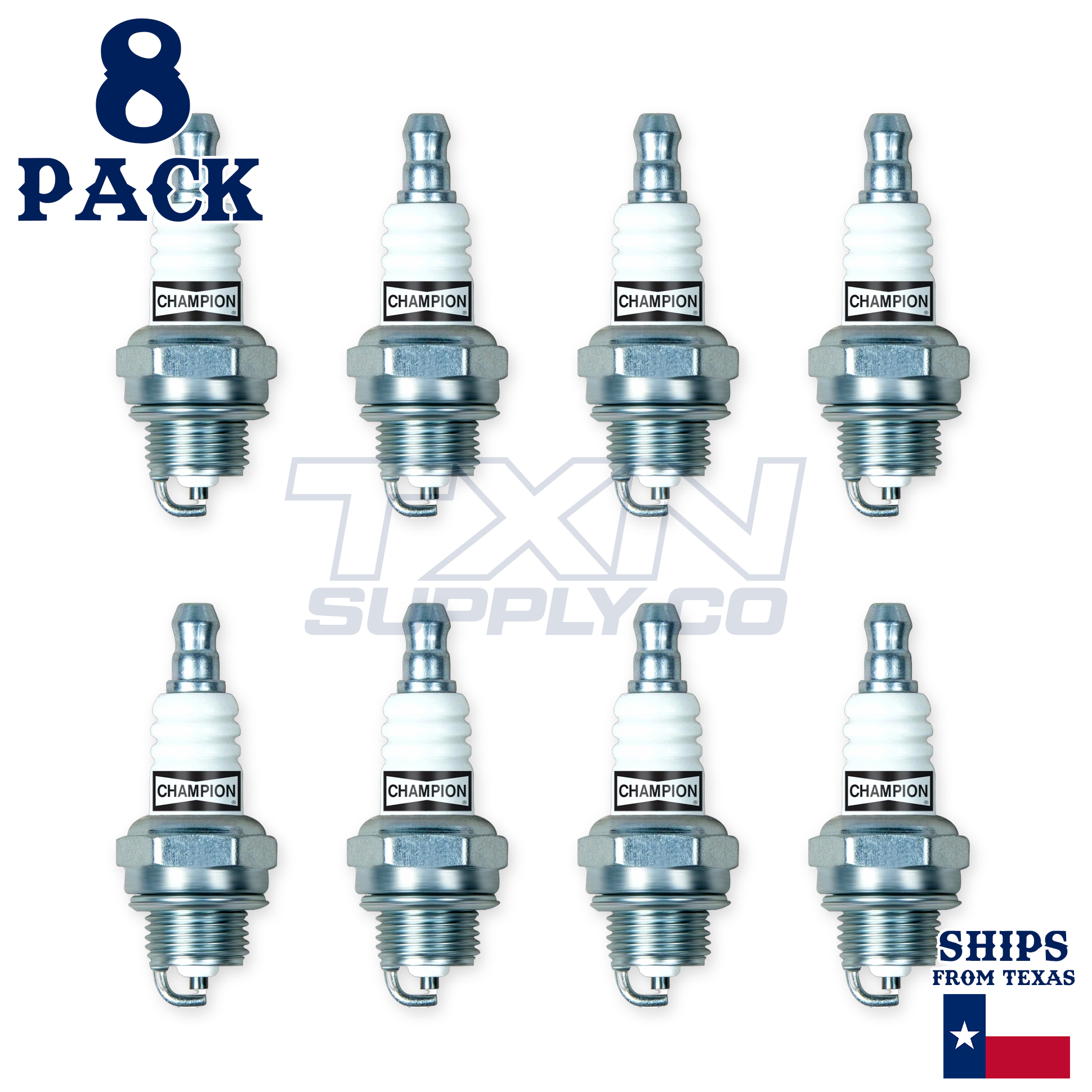Champion 863 Copper Plus Spark Plug RCJ8Y - 8 Pack - Image 2