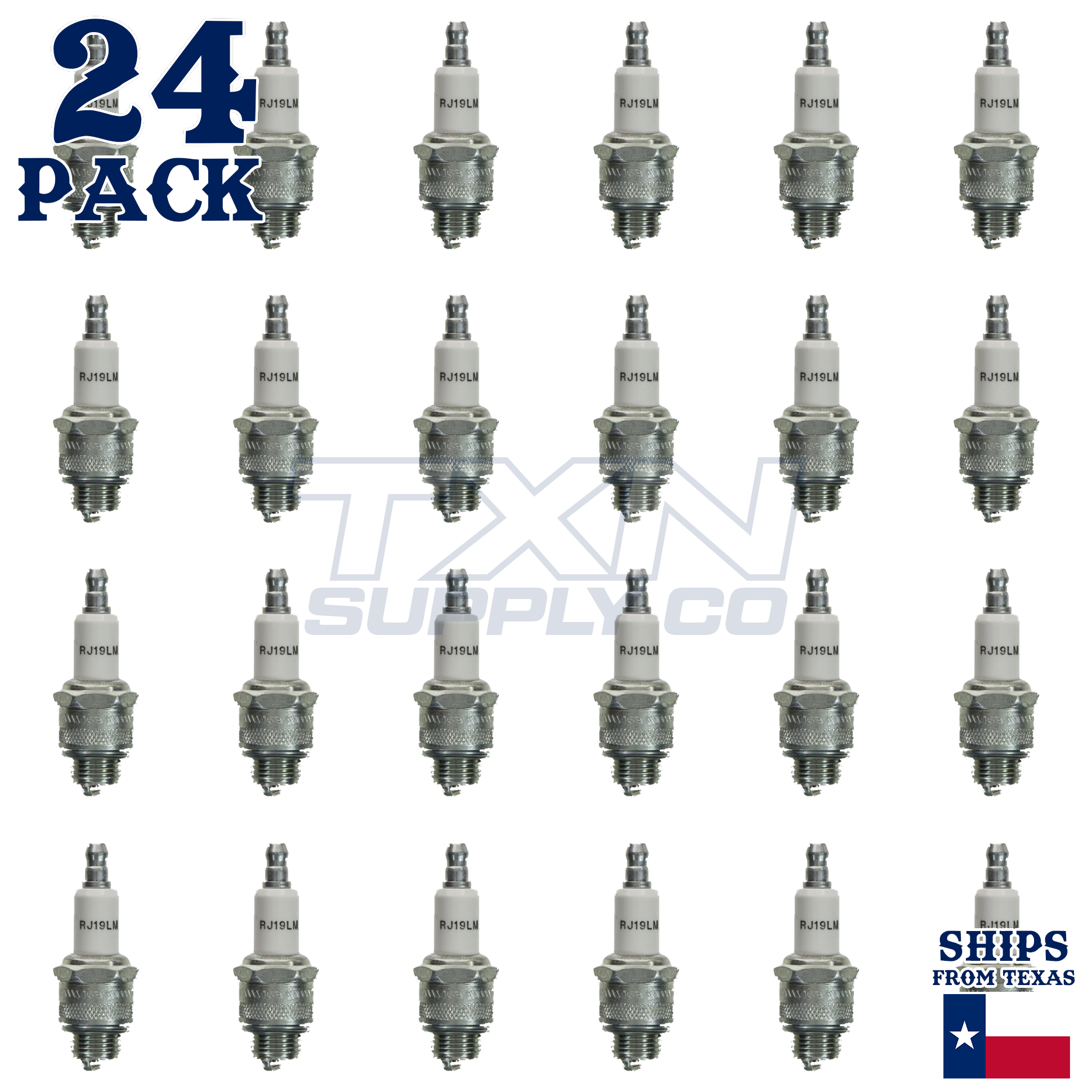Champion 868 Copper Plus Spark Plug RJ19LM - 24 Pack - Image 1