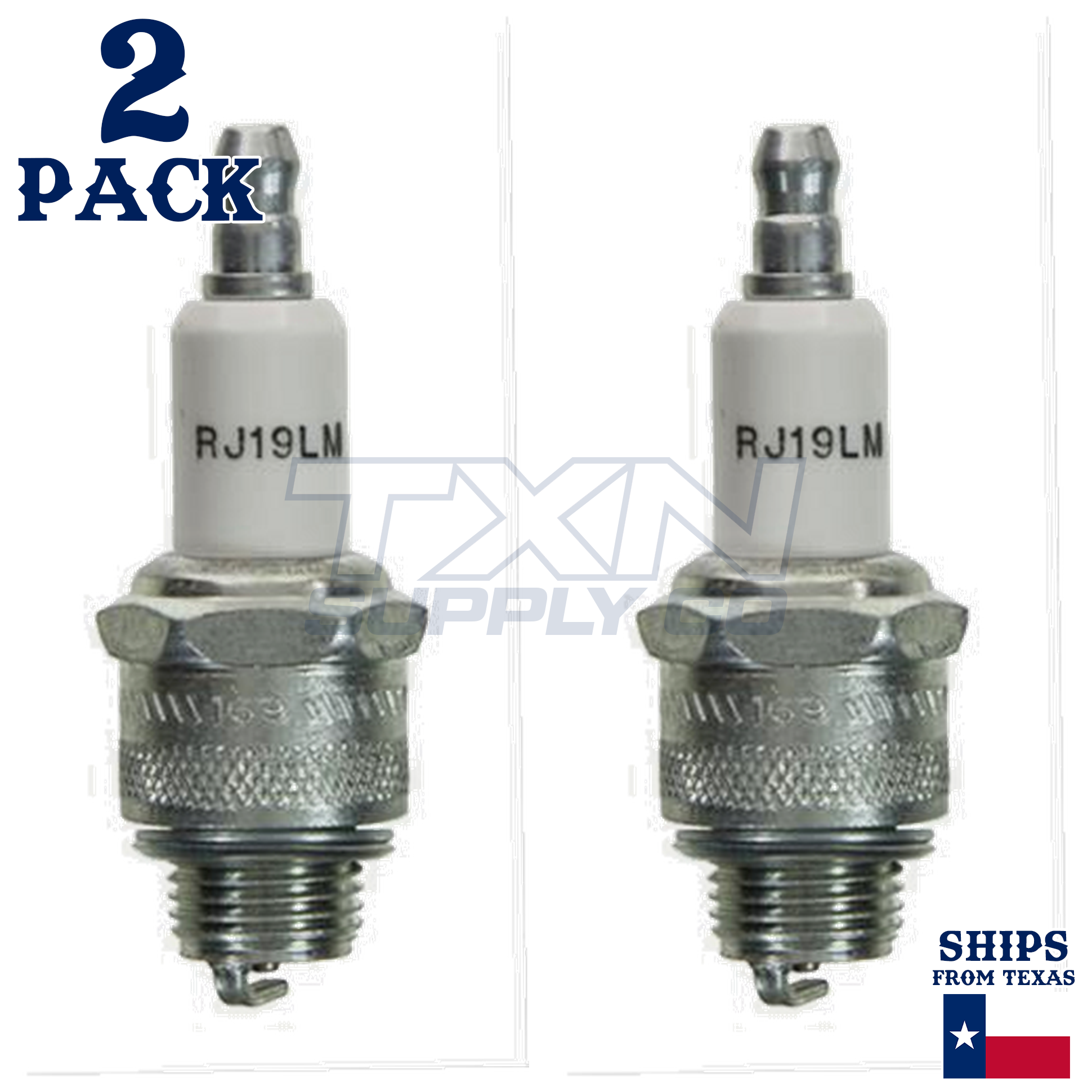 Champion 868 Copper Plus Spark Plug RJ19LM - 2 Pack - Image 2