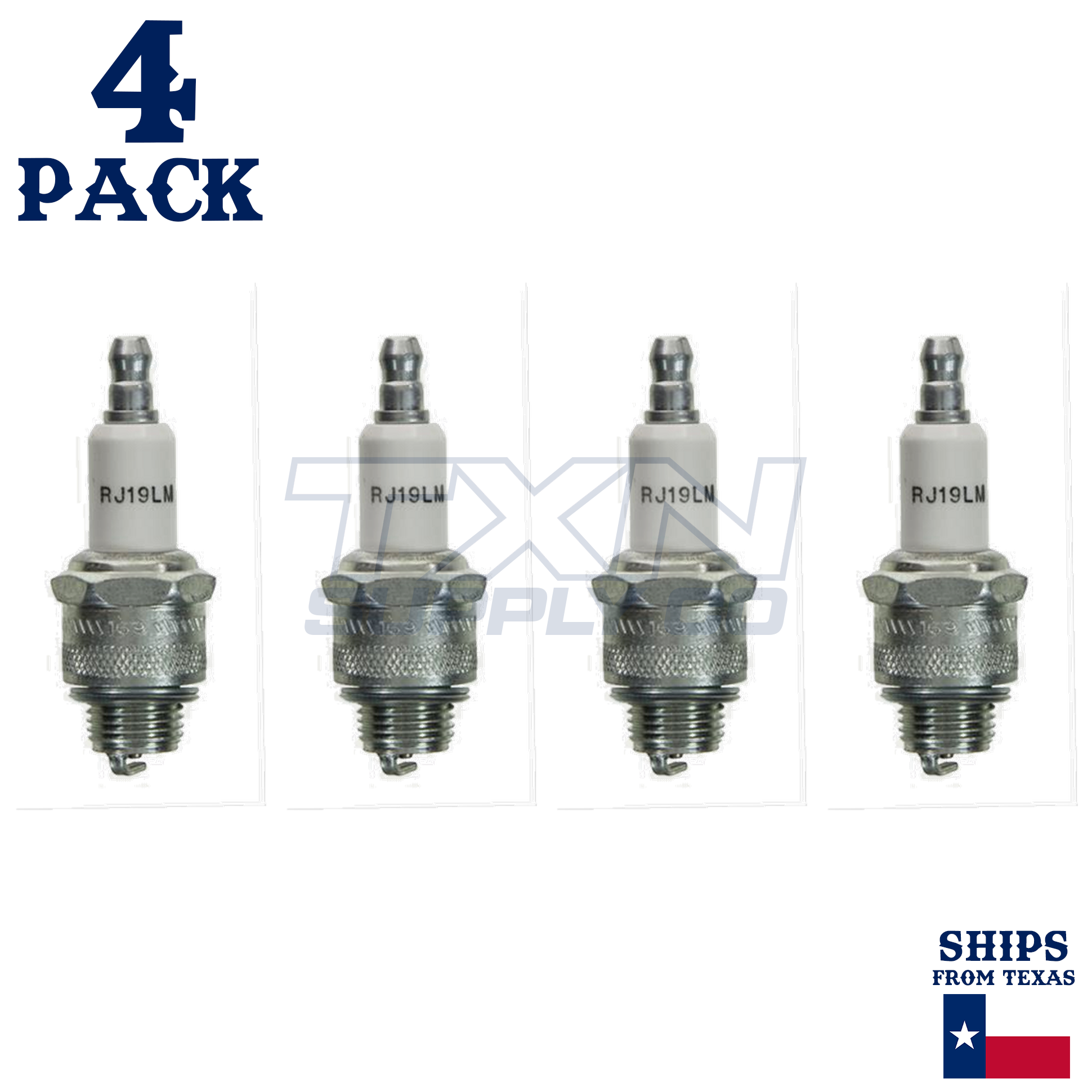 Champion 868 Copper Plus Spark Plug RJ19LM - 4 Pack - Image 2