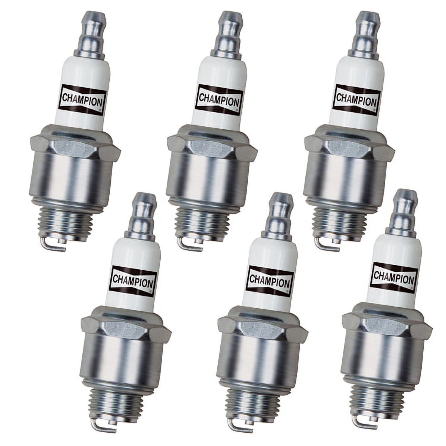 Champion 6 Pack of Genuine OEM (868S) Spark Plugs - RJ19LM-6PK - Image 1
