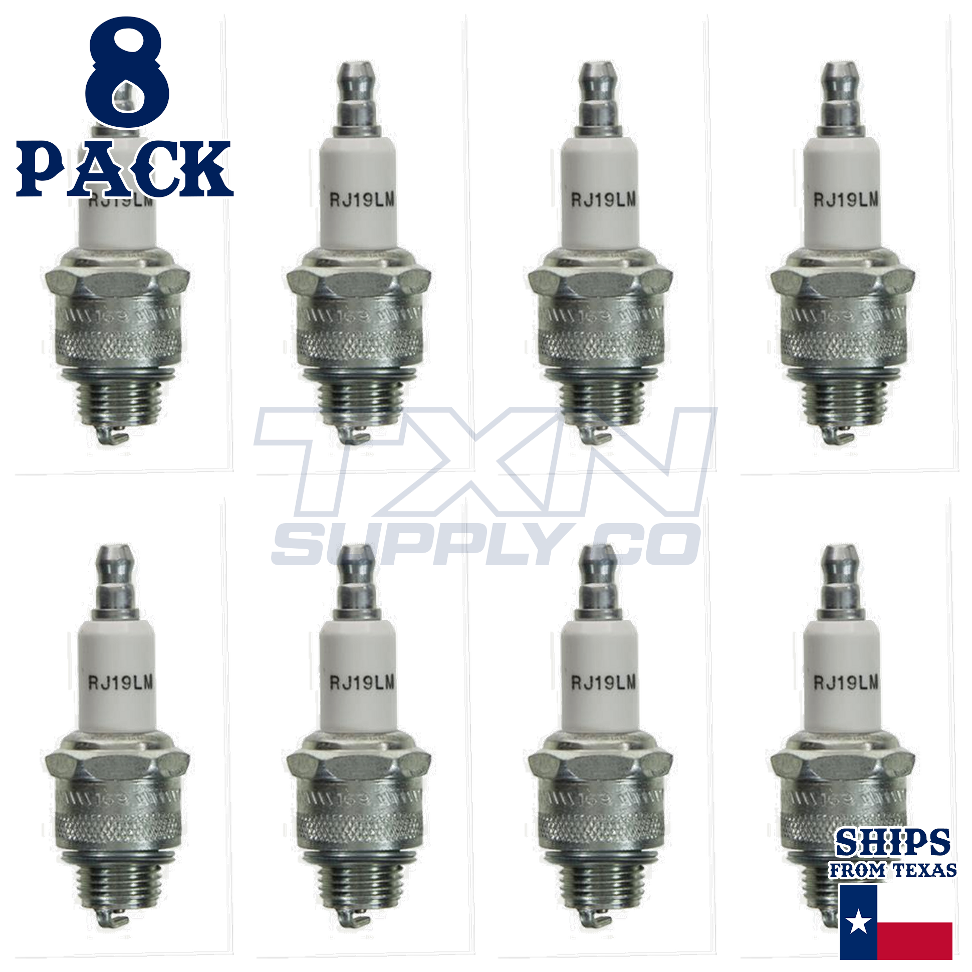 Champion 868 Copper Plus Spark Plug RJ19LM - 8 Pack - Image 2