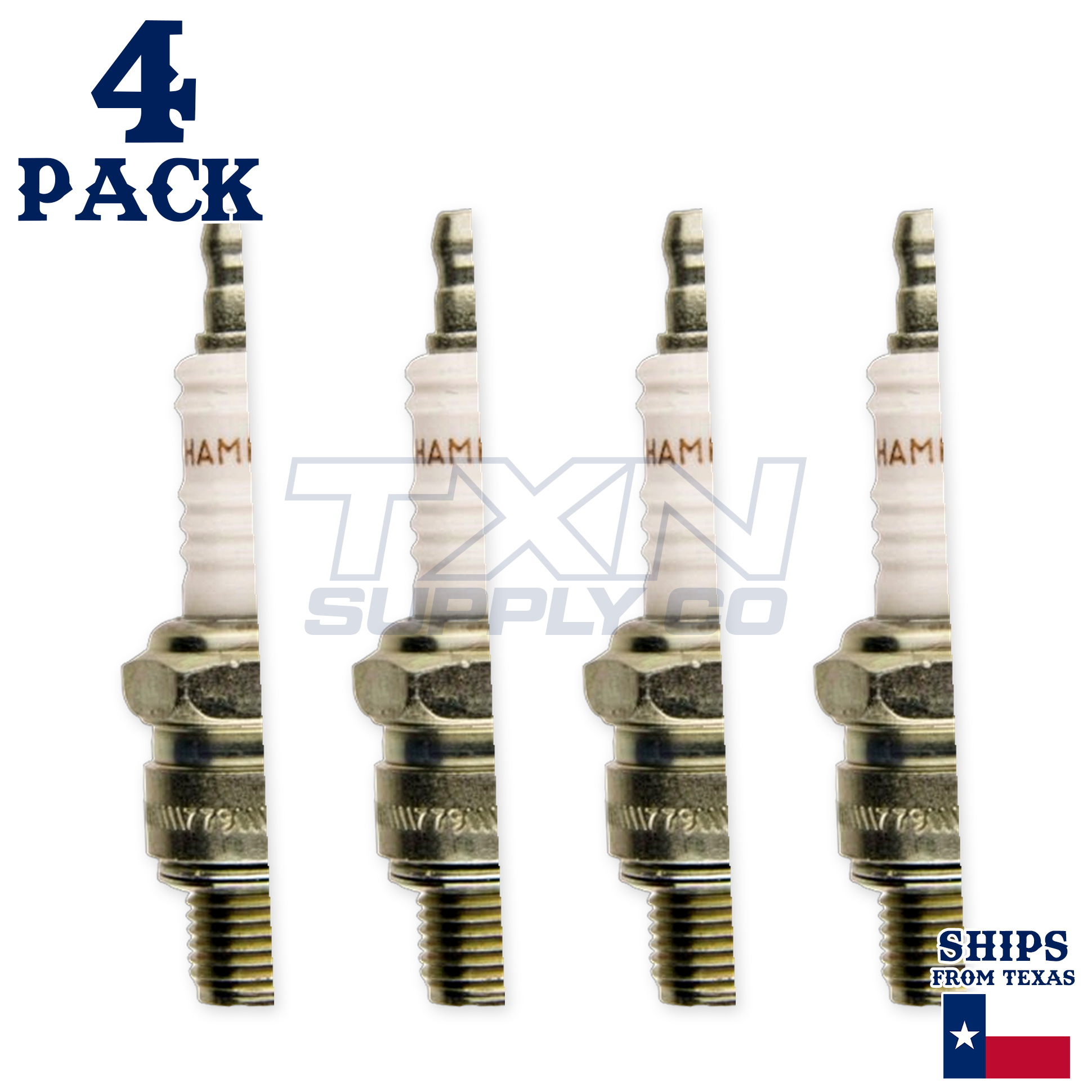 Champion 876M Copper Plus Spark Plugs QL16V Marine - 4 Pack - Image 2
