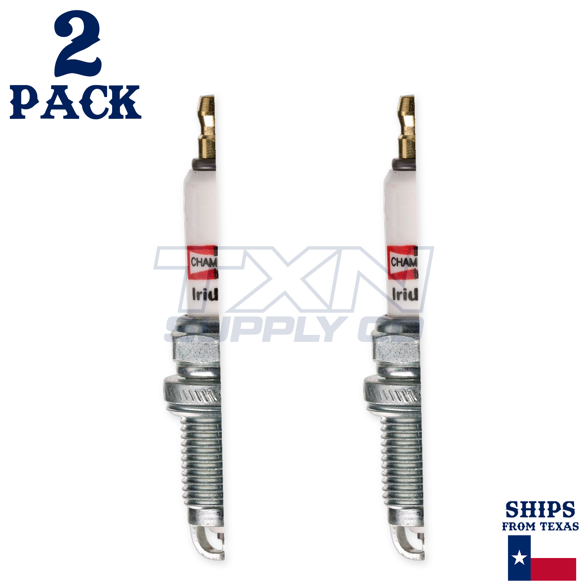 Champion 9000 Iridium Spark Plugs RC10ZWYPB4 - 2 Pack - Image 2